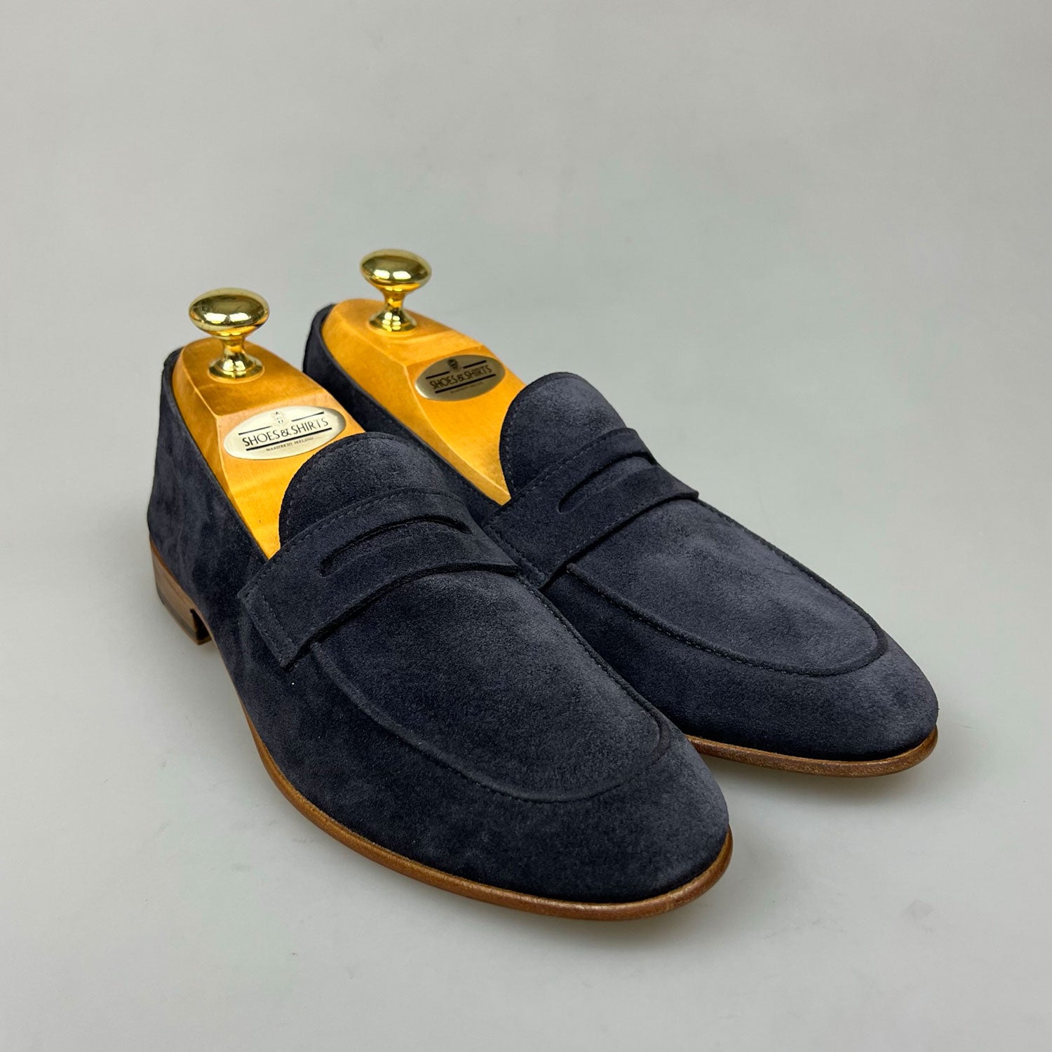 Arturo Penny Unlined Navy