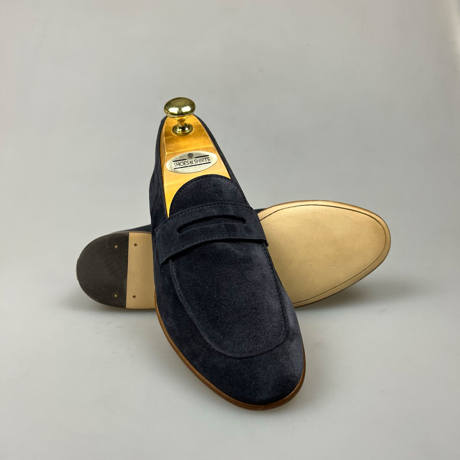 Arturo Penny Unlined Navy