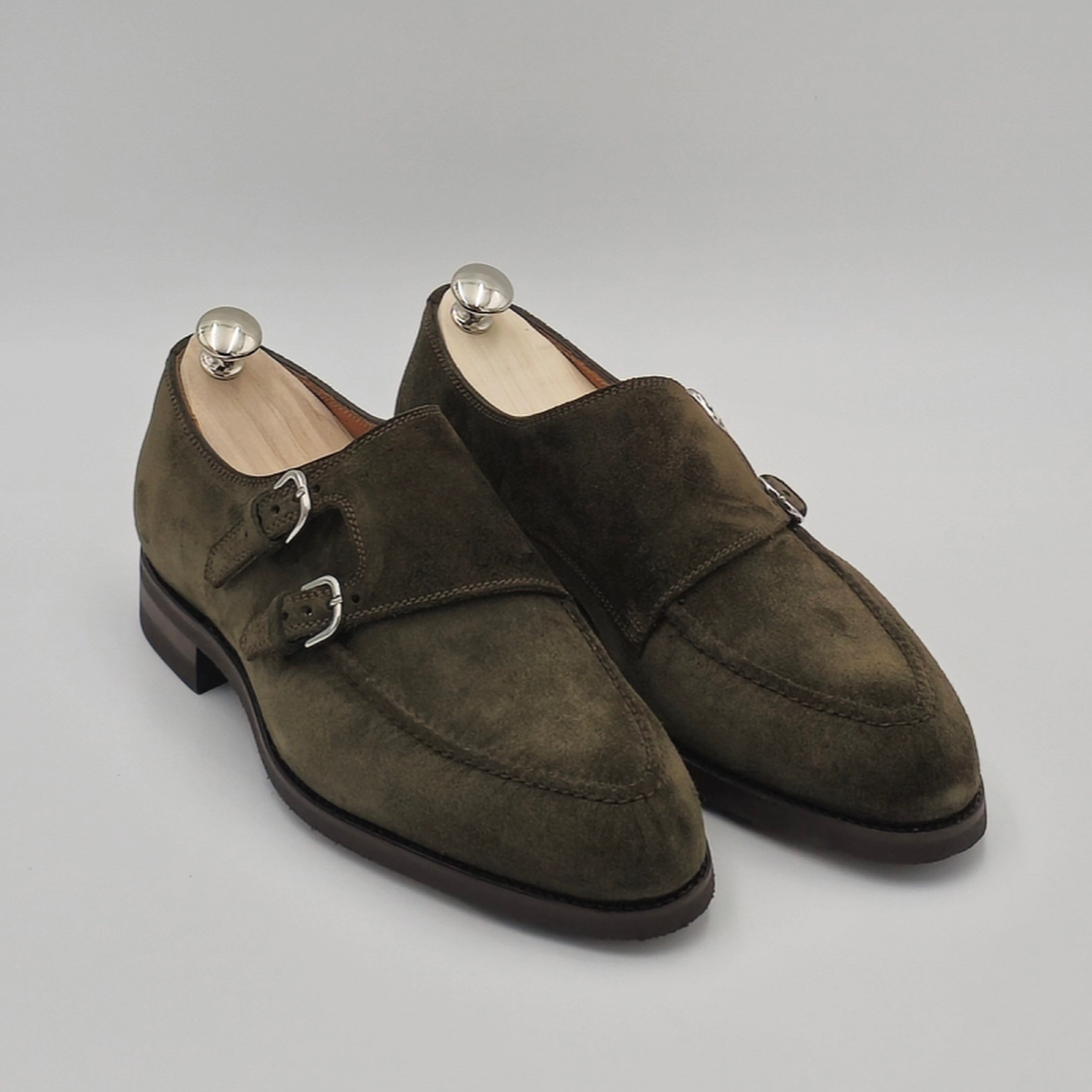 Bontoni Diamante III Cipresso Suede Groen