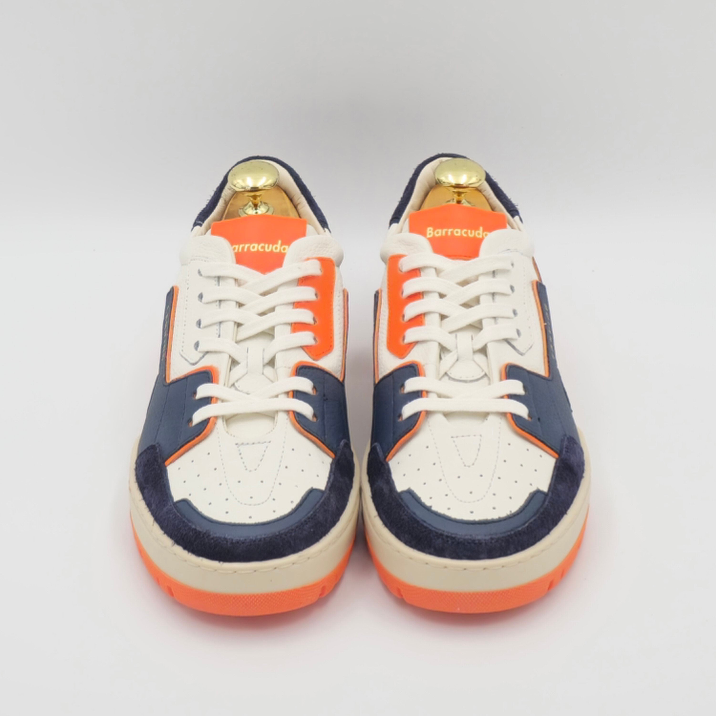 Barracuda Sneaker Earving Low Blauw