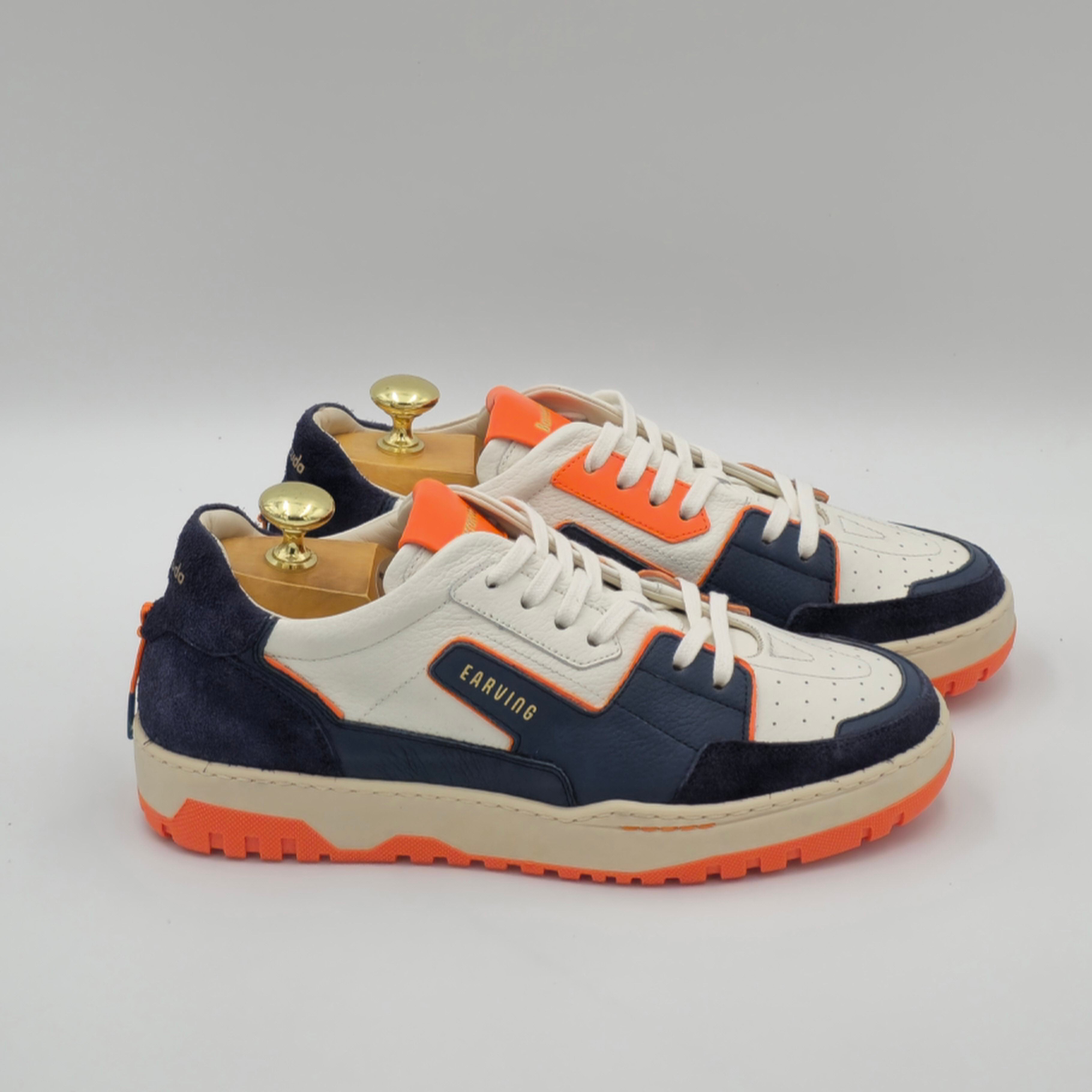 Barracuda Sneaker Earving Low Blauw