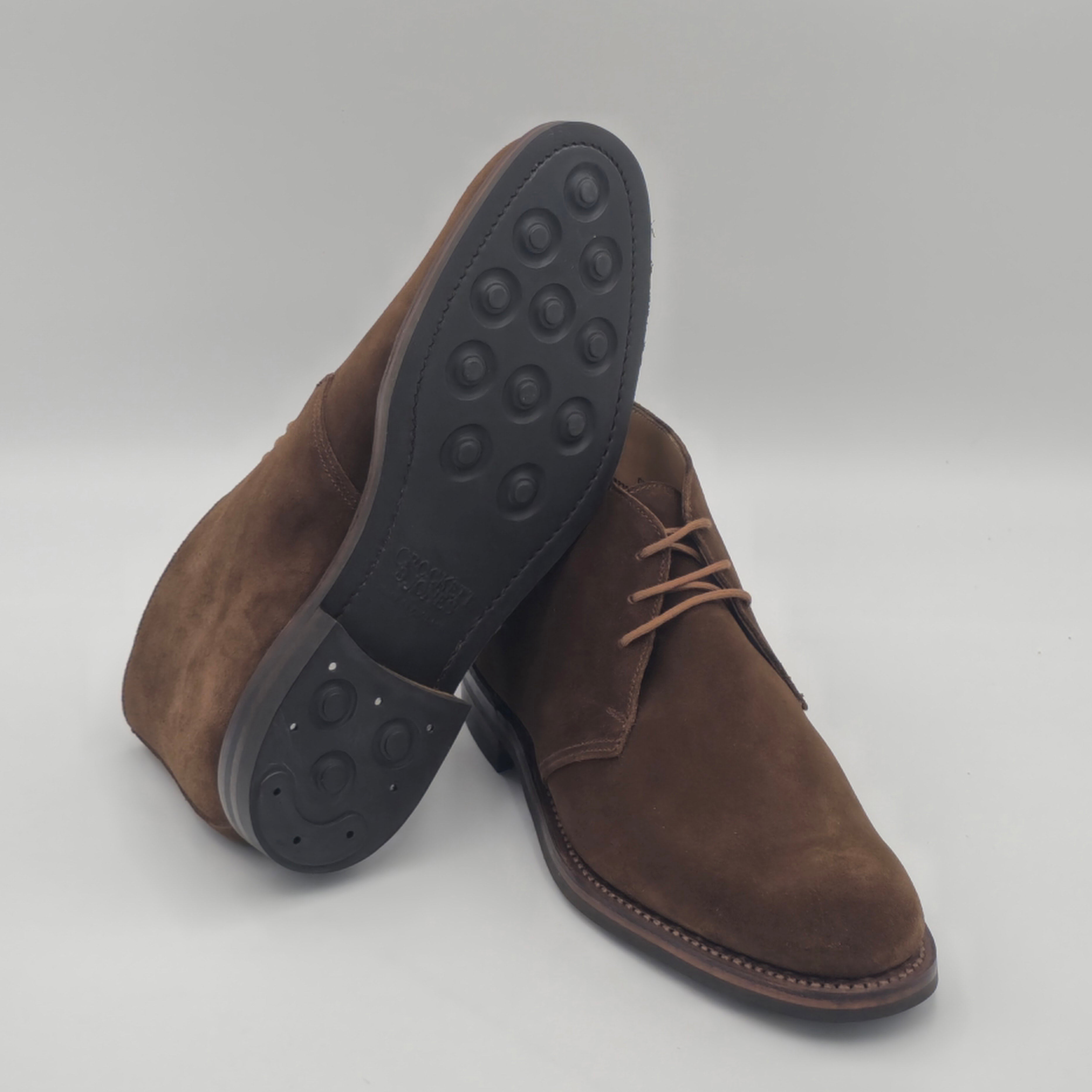 Crockett & Jones Chiltern Snuff Suede Mid Bruin