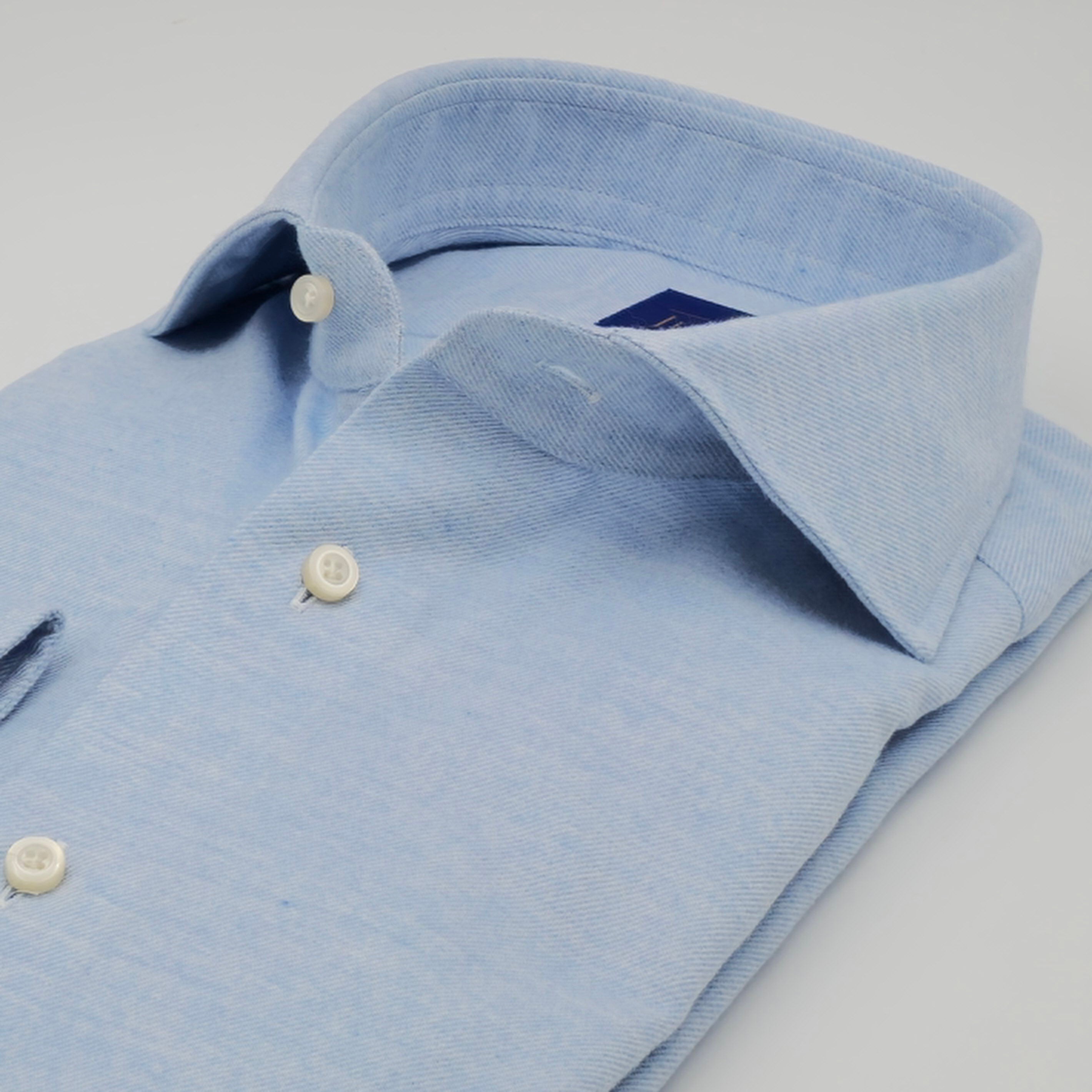 Cutaway MF Flannel Plain Light Blue