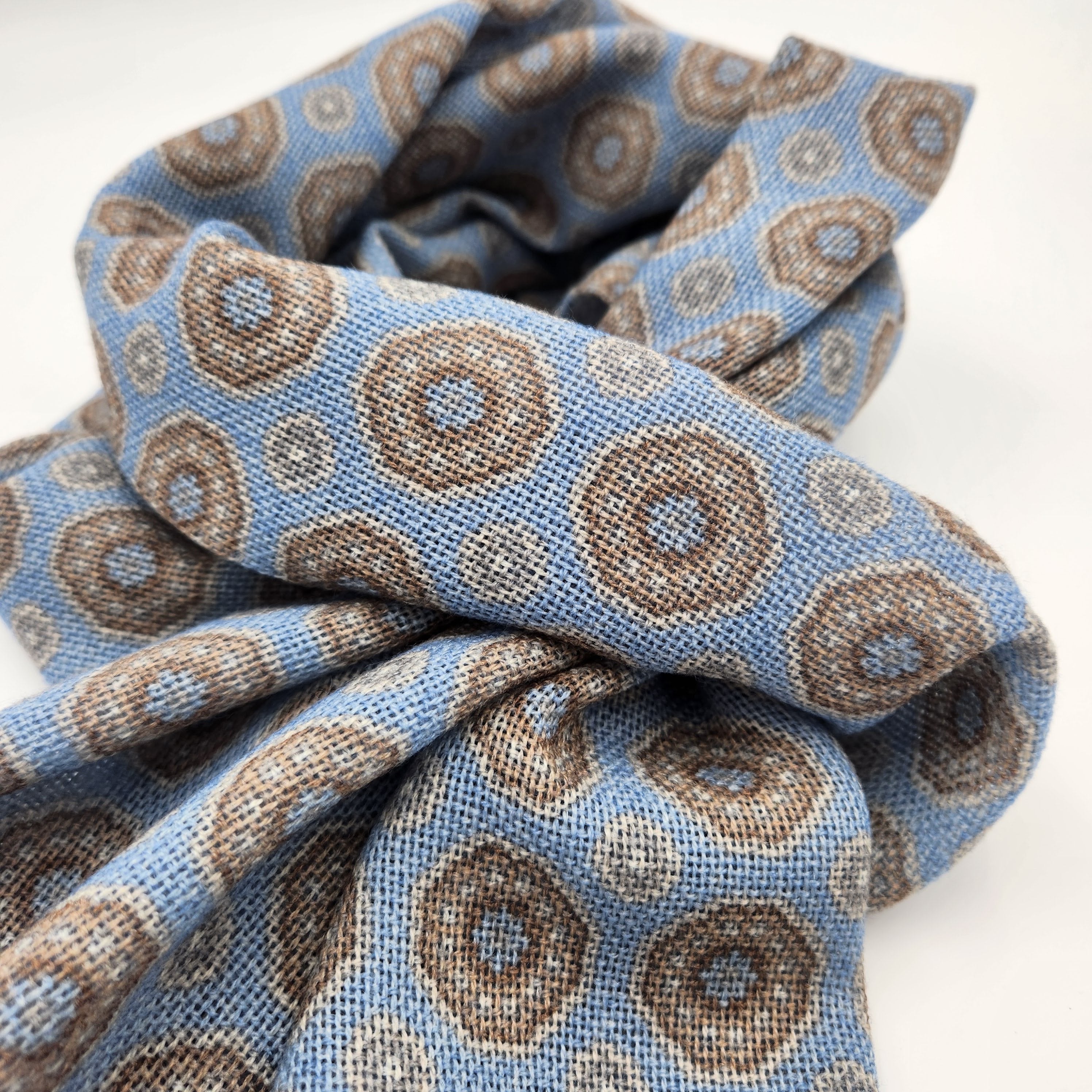 Scarf Light Wool Julius Blue