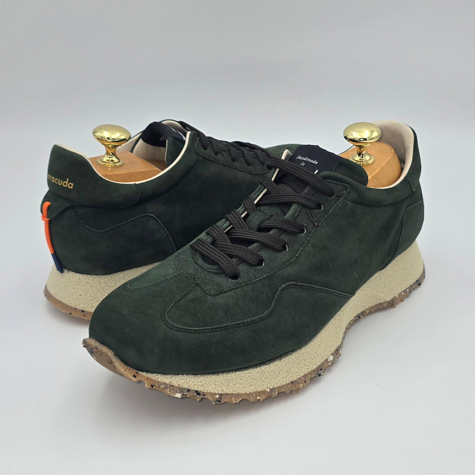 Sneaker React Suede Moss Green