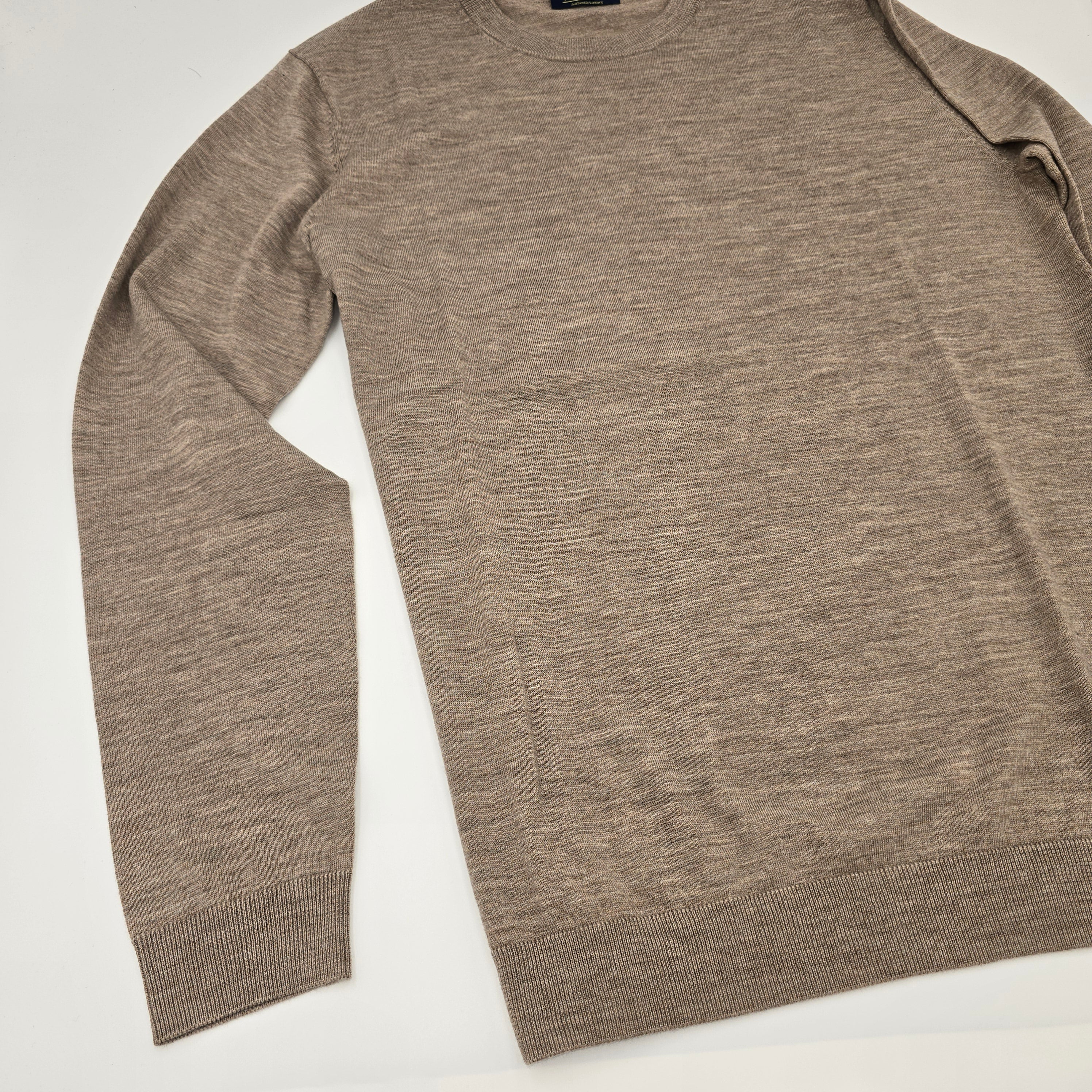 O-Neck Merino Sweater Camel