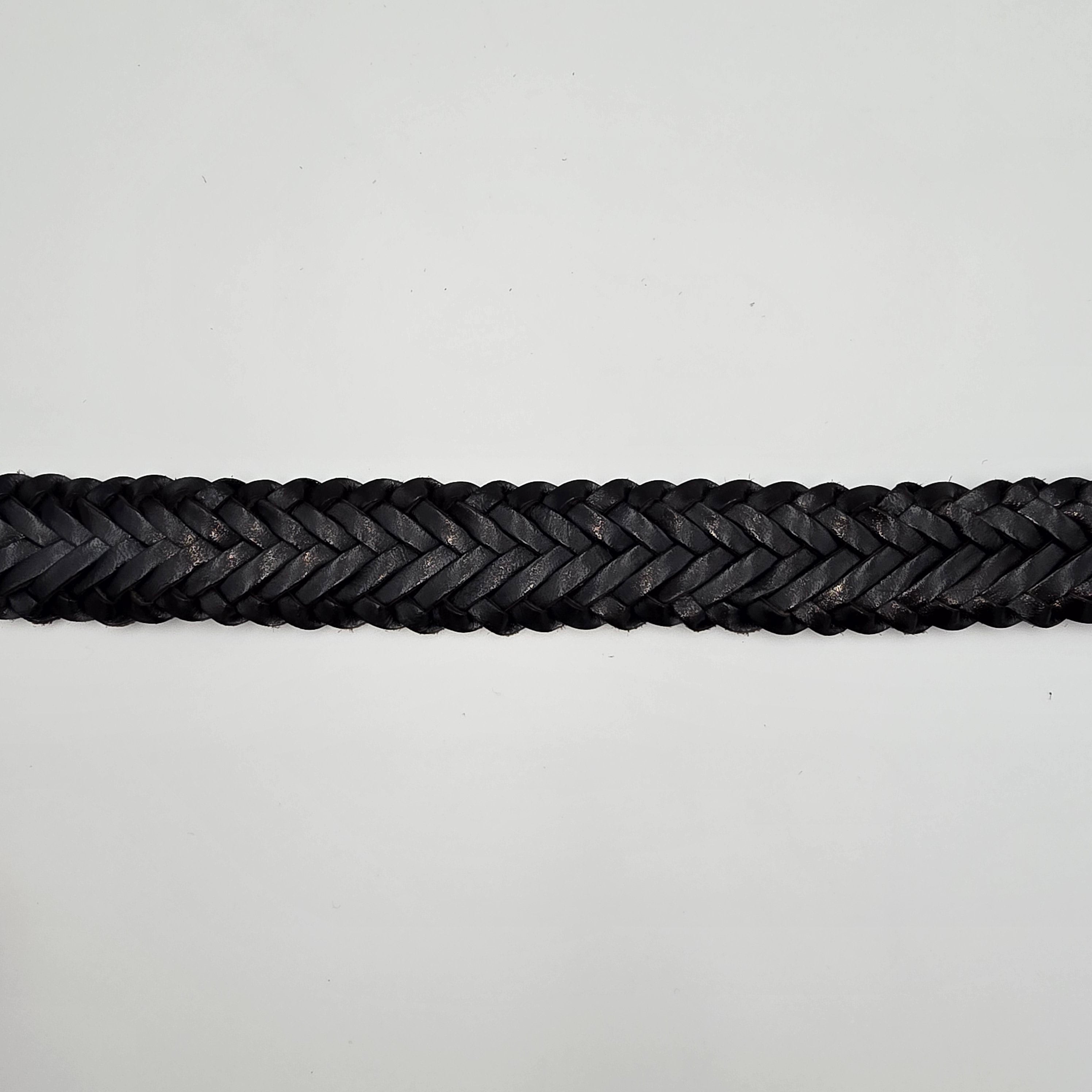 Belt Handwoven Intrecciato Dark Brown
