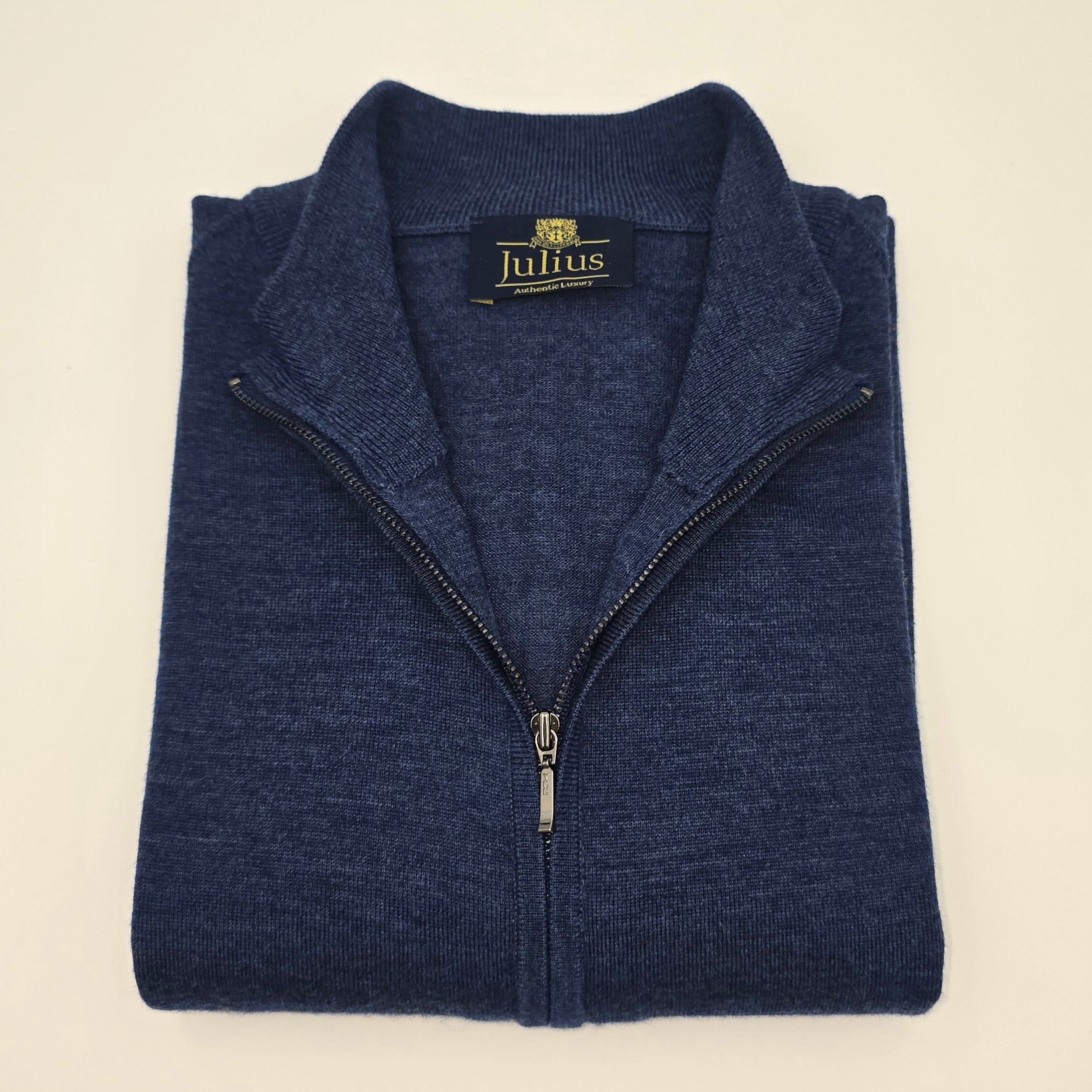 Half Zip Sweater Merino Blue Haze