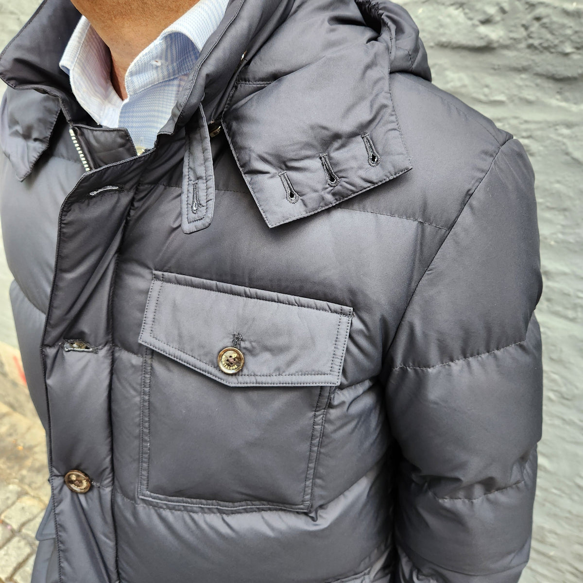Casual Down Jacket Navy