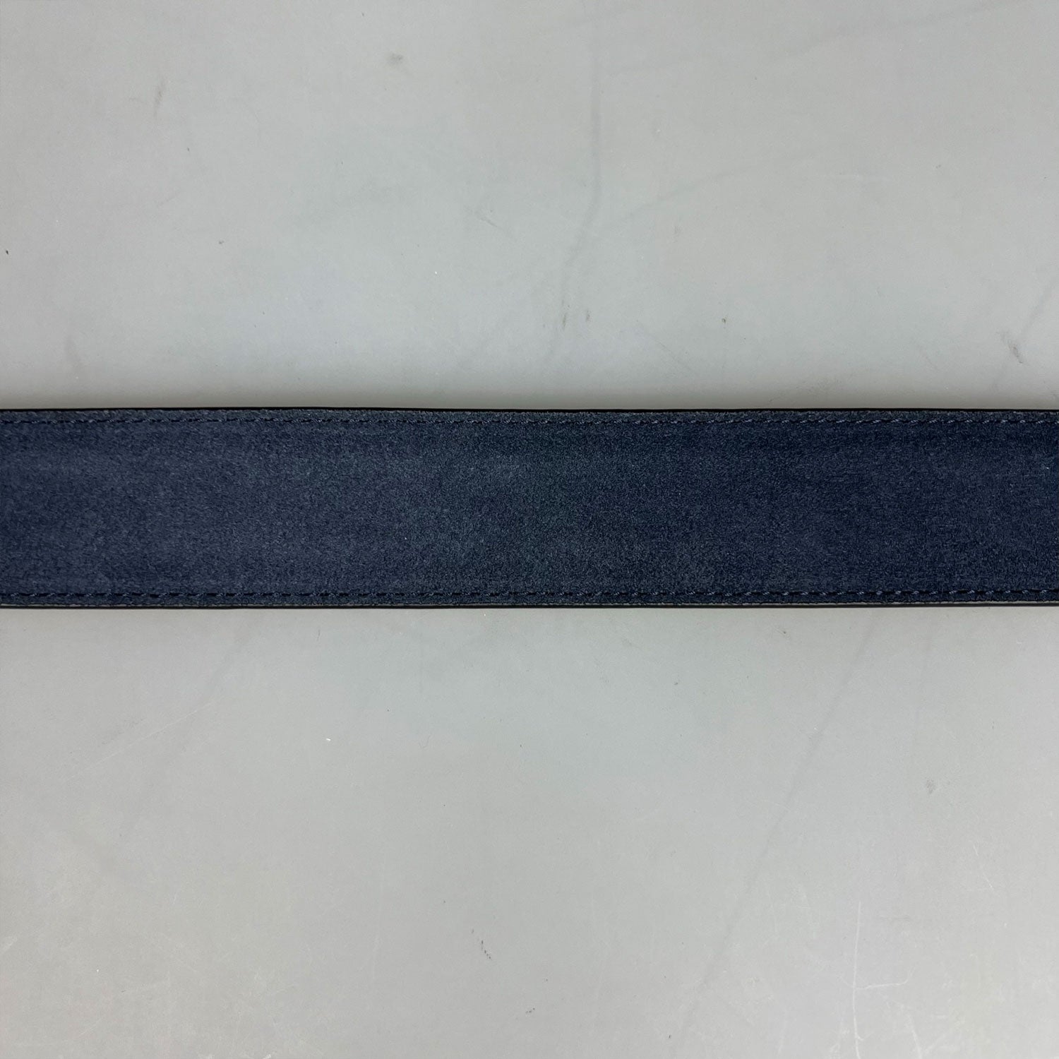 Belt Calf Suede Blue
