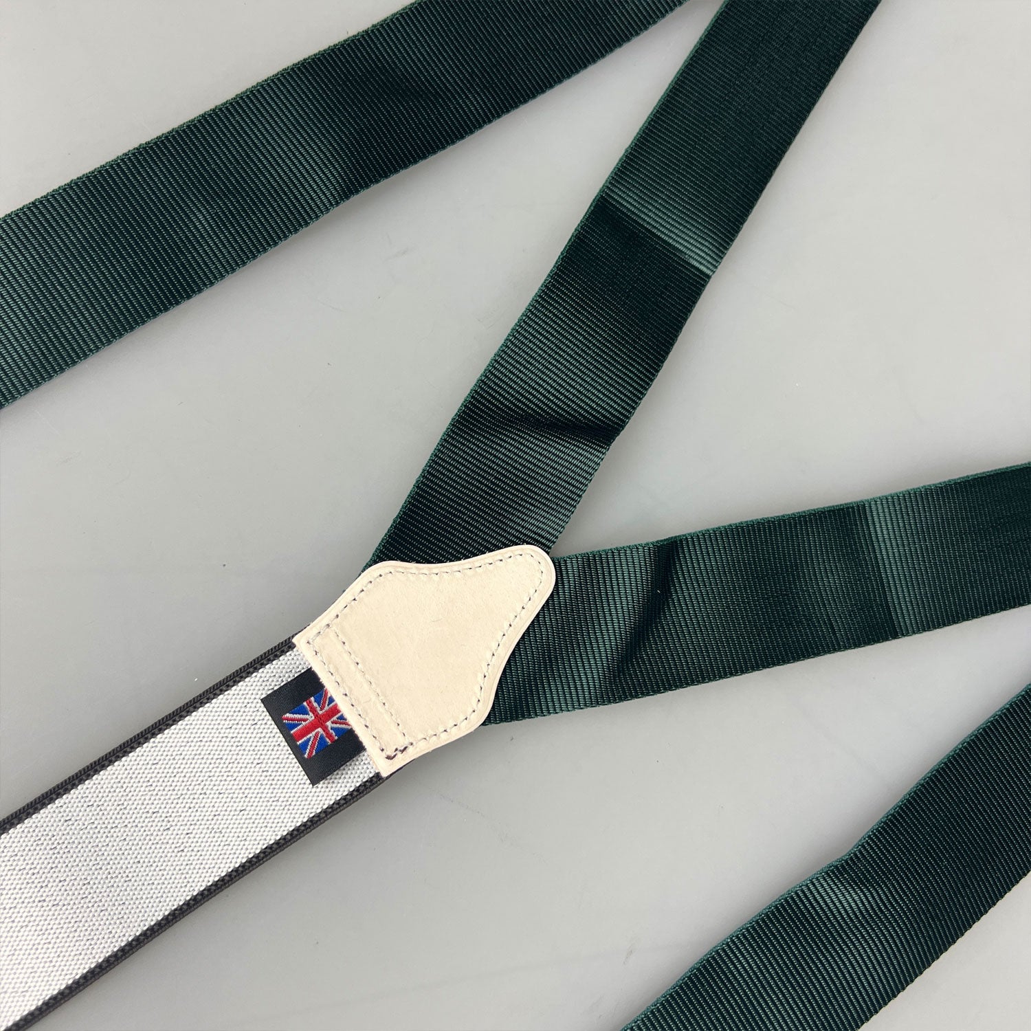 Braces Plain Green