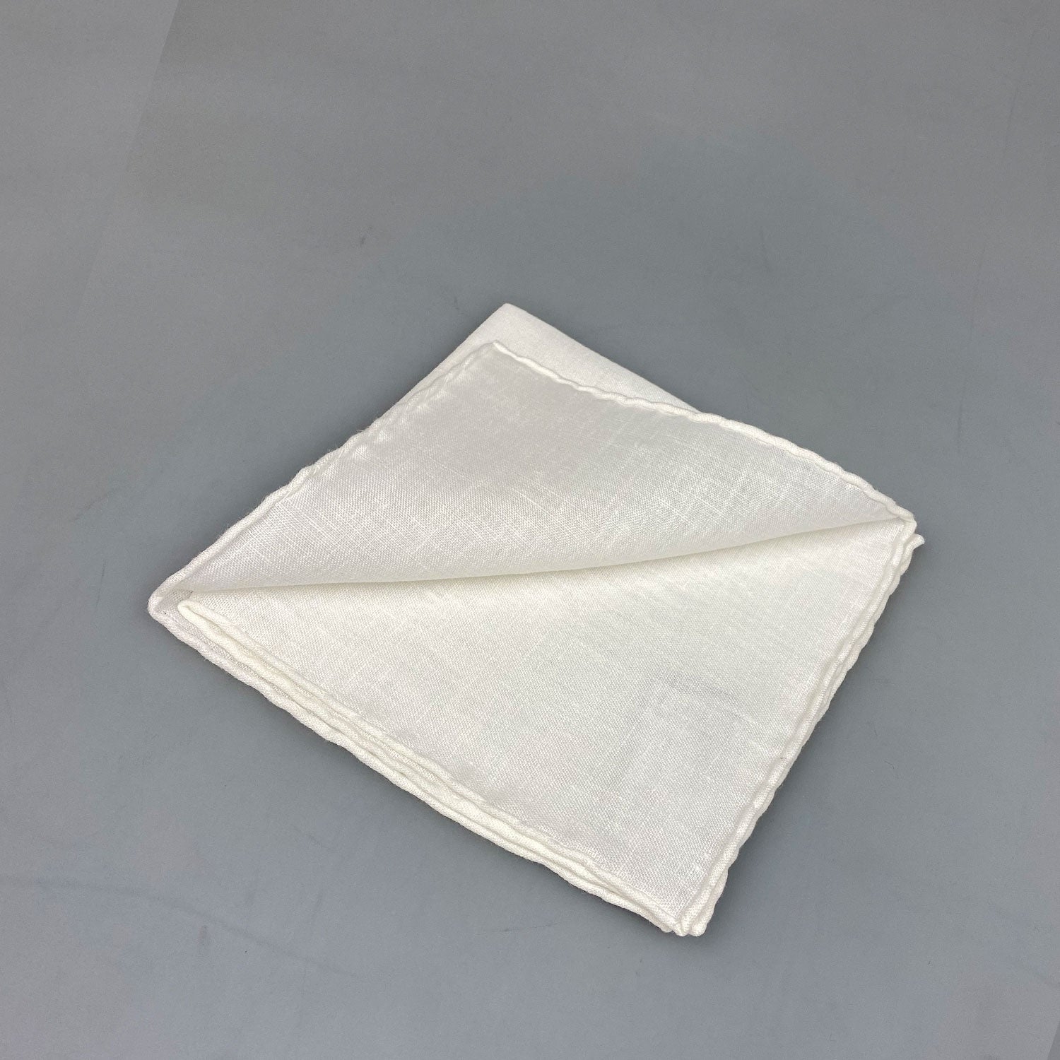 Julius Pocket Square Plain Linen