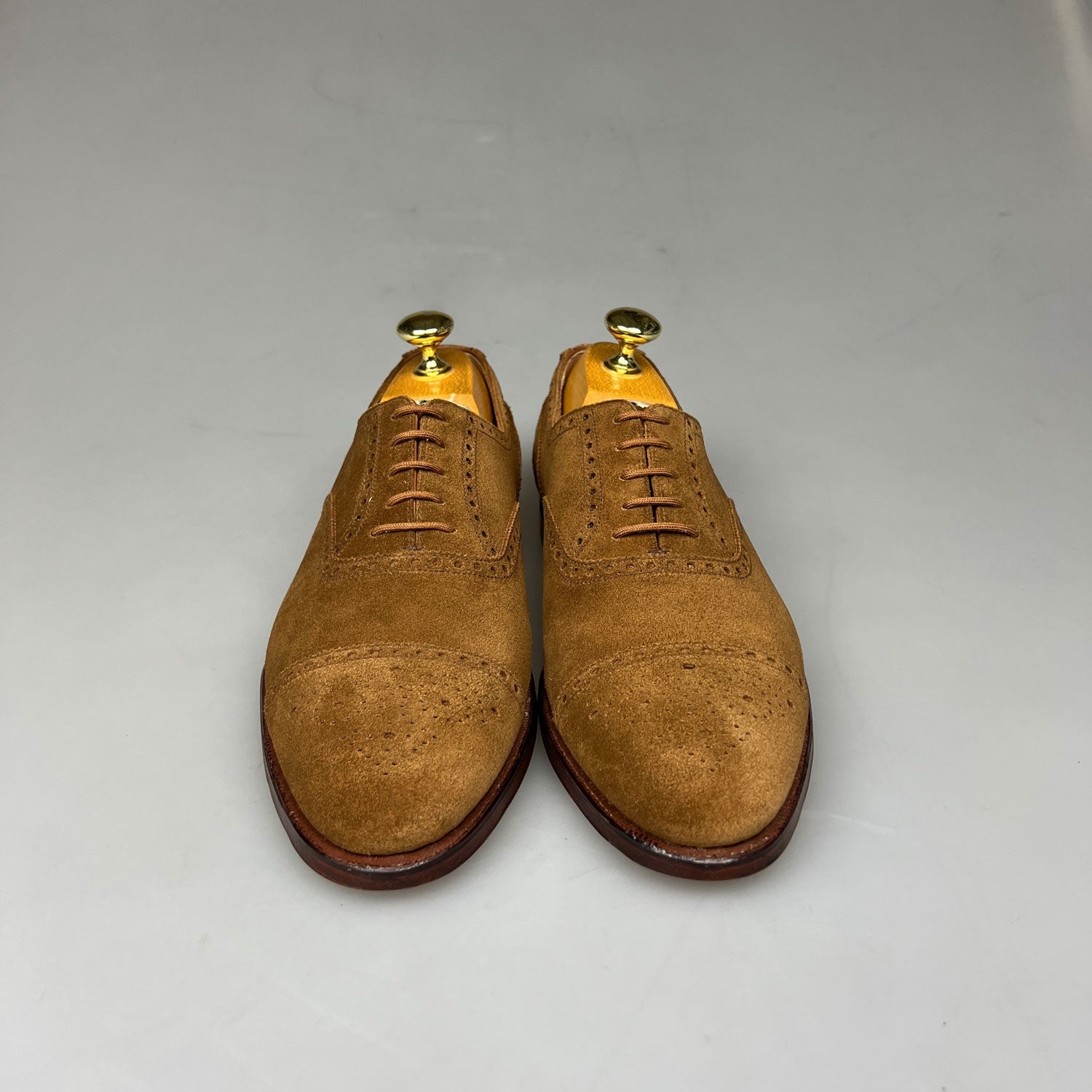 Crockett & Jones Westfield Suede Licht Bruin