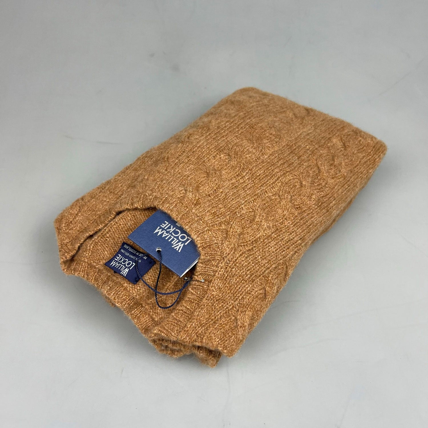 William Lockie Cable Sweater Crew Bruin