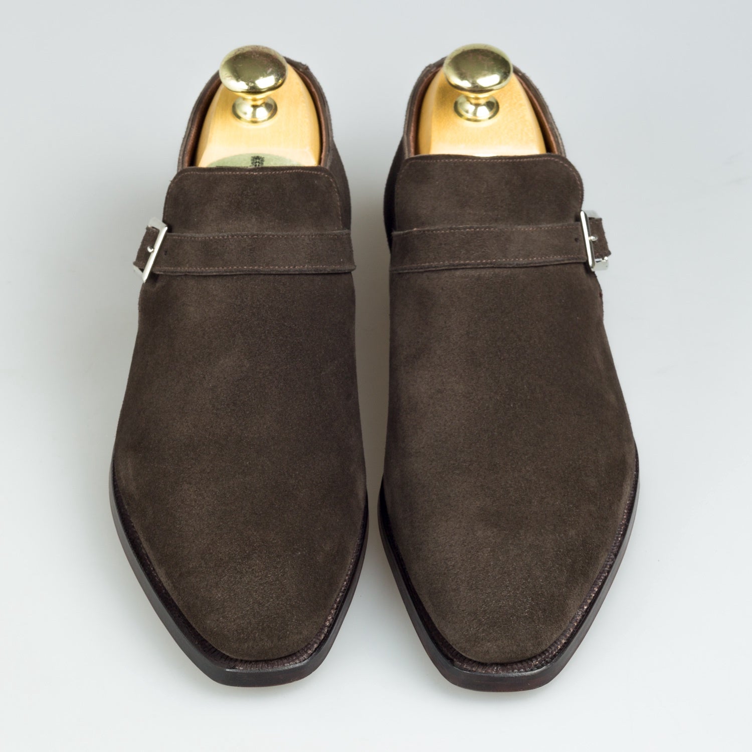 Crockett & Jones Portman Espresso Suede Donker Bruin