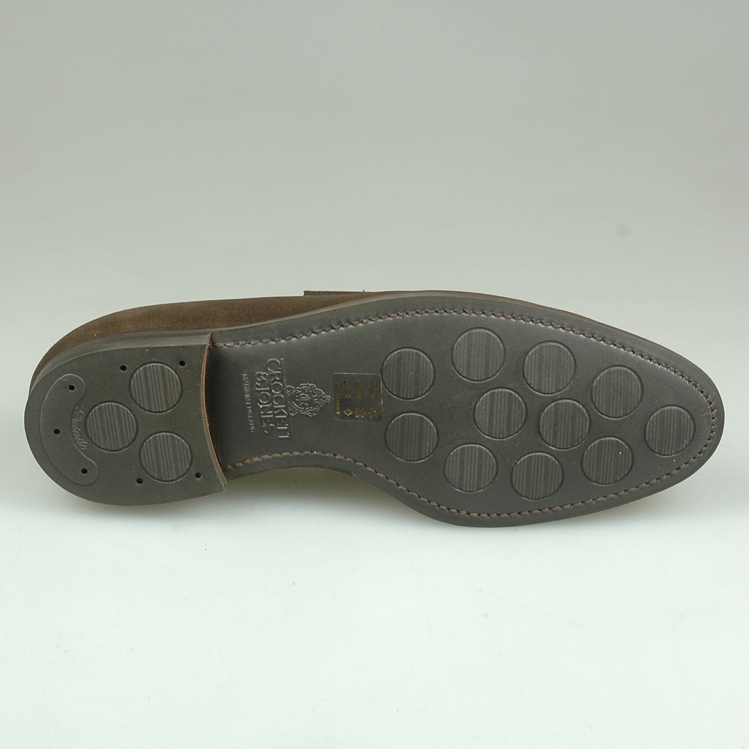 Crockett & Jones Sydney Loafer Suede Donker Bruin