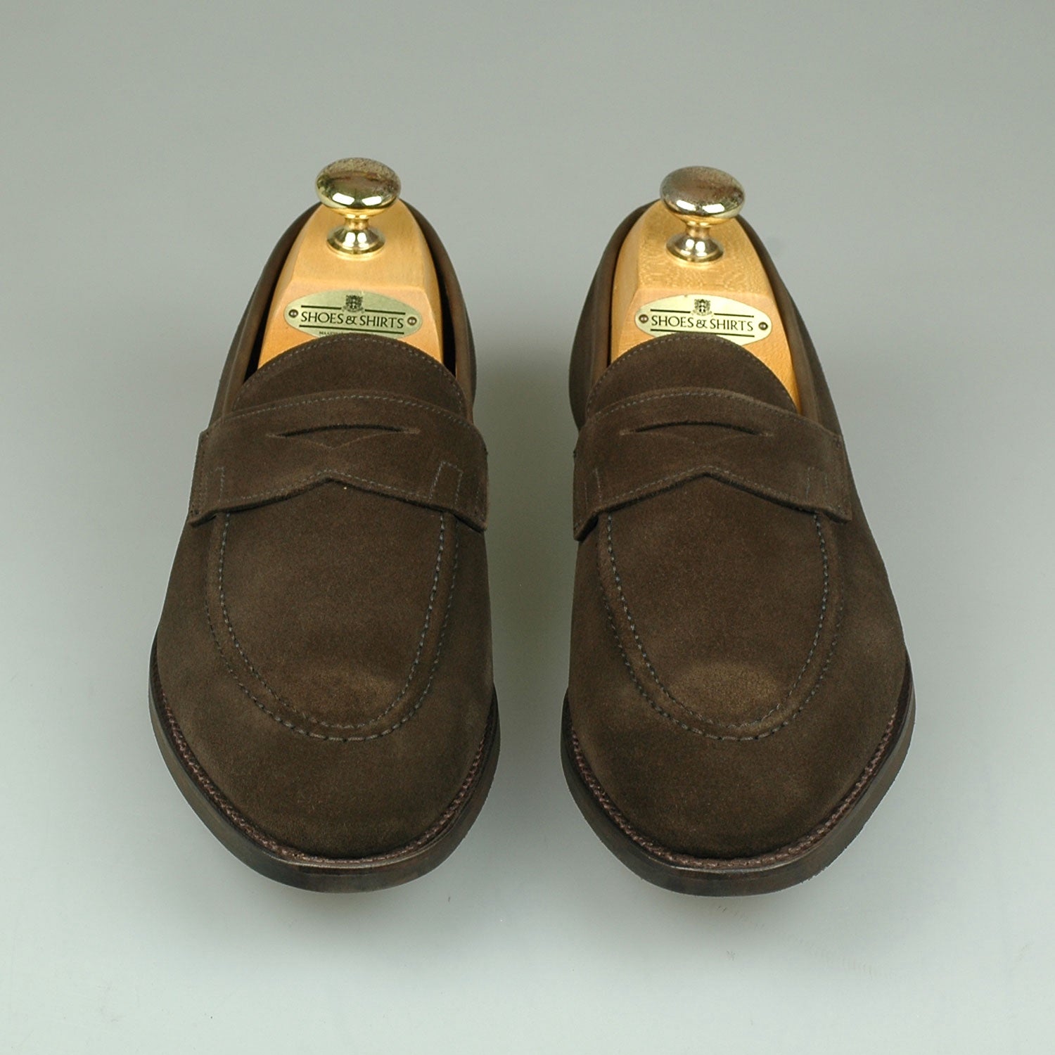 Crockett & Jones Sydney Loafer Suede Donker Bruin