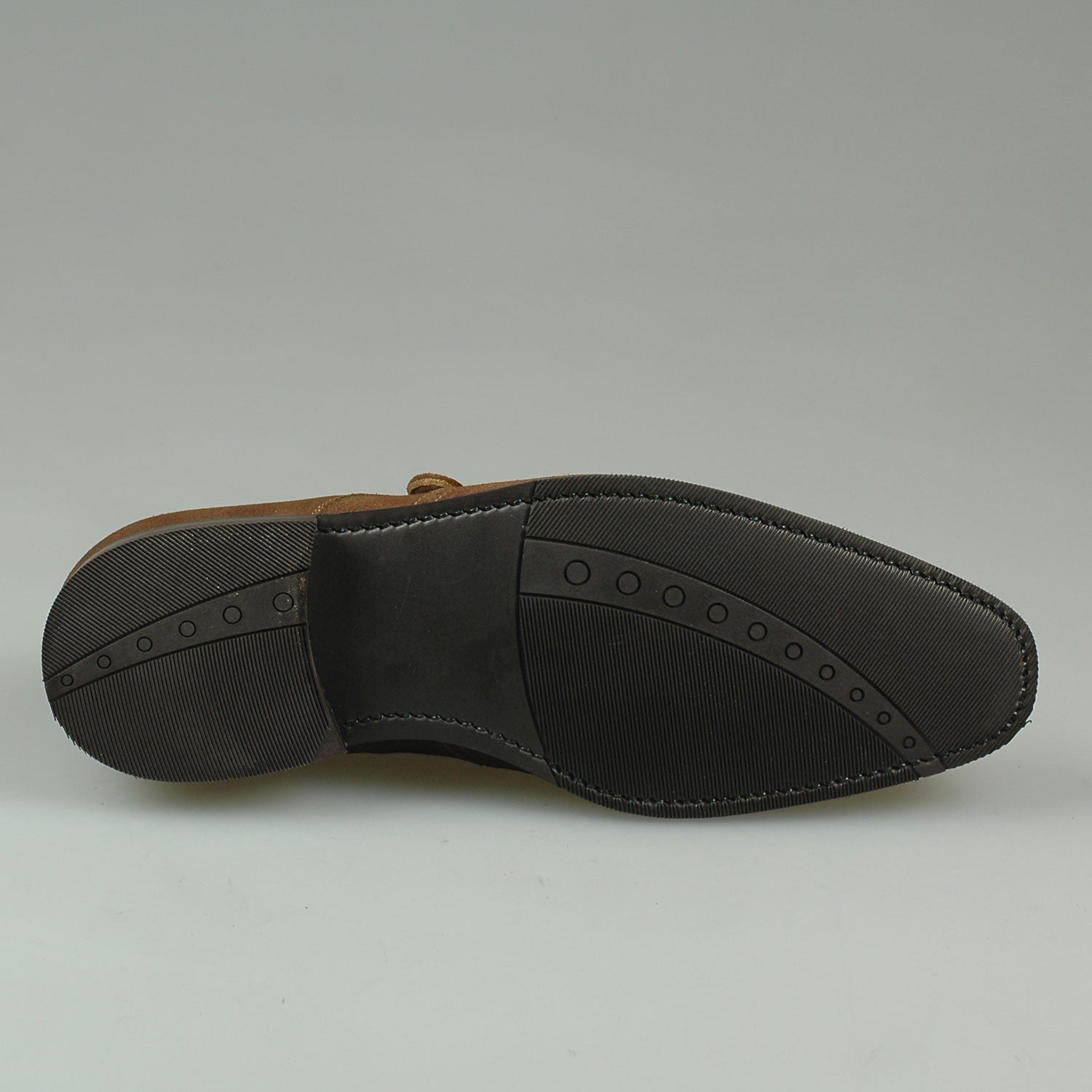 Julius Sevilla Monkstrap Suede Mid Bruin