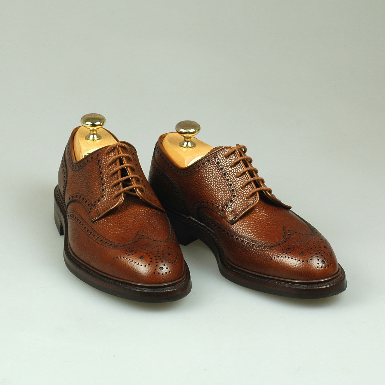 Crockett & Jones Pembroke Tan Scotch Grain Licht Bruin
