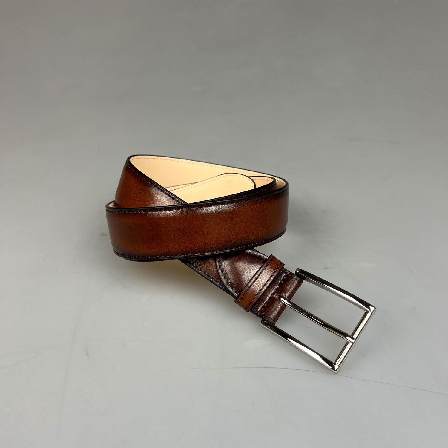 Julius Belt Leather Handpolished Bruin