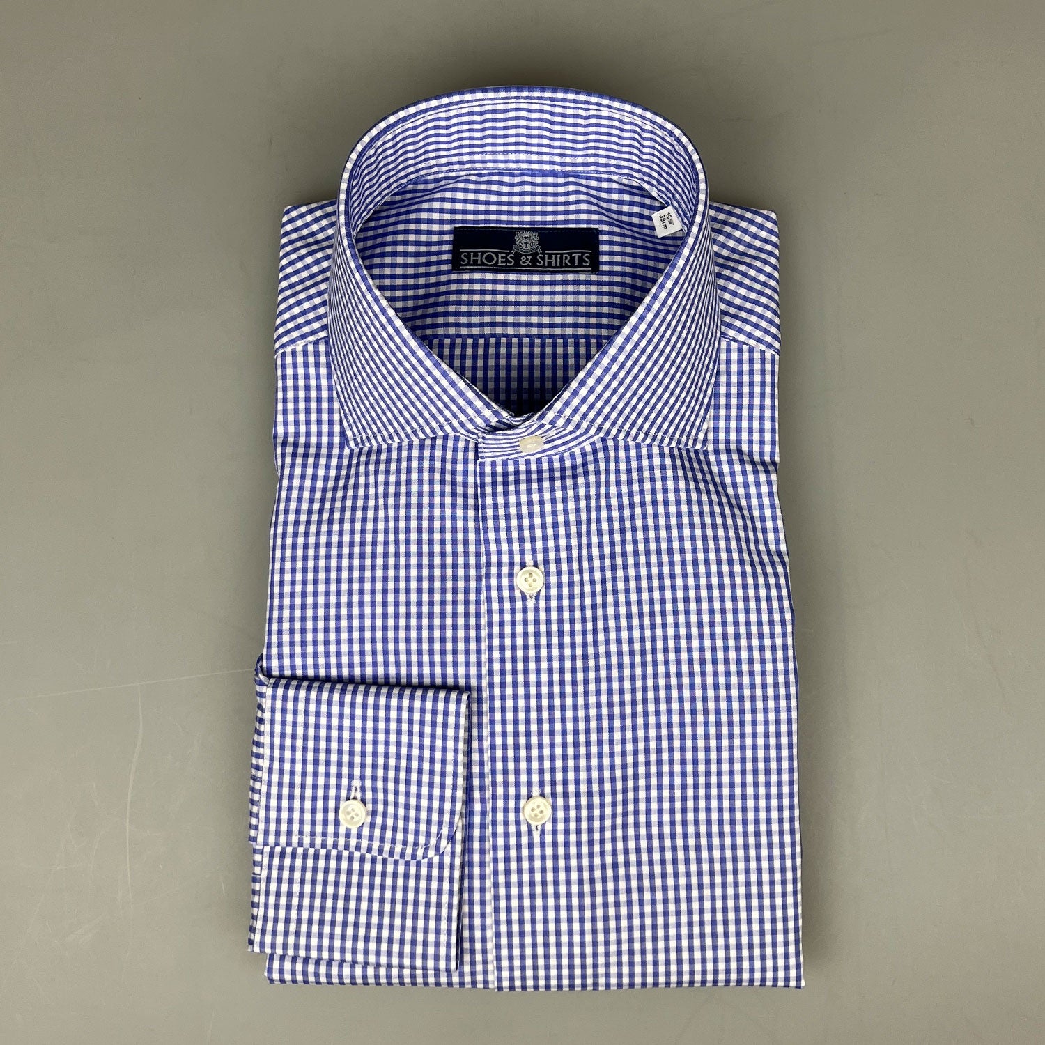 Julius Cutaway MF Checked Blauw