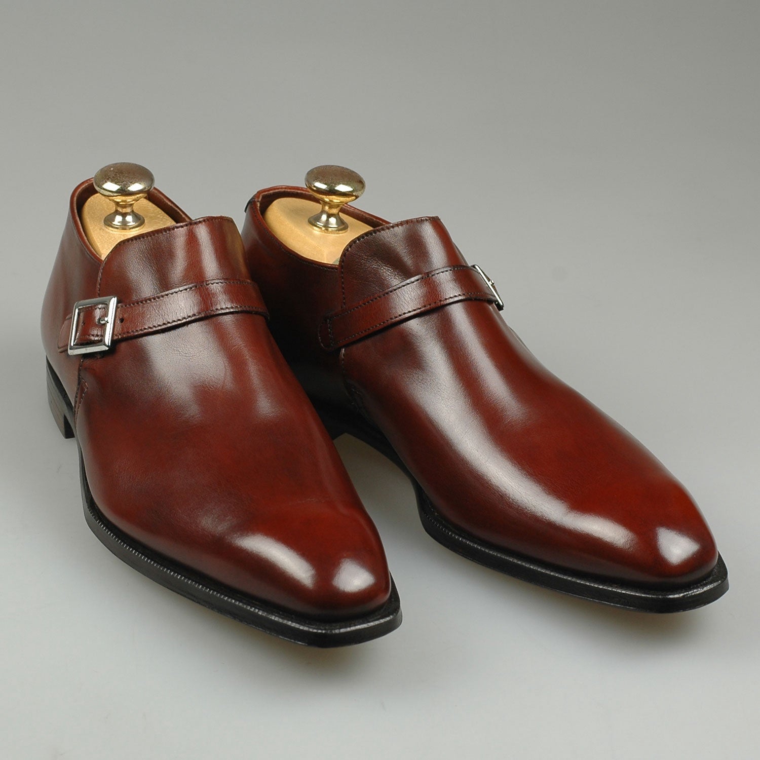 Crockett & Jones Portman Chestnut Antique Mid Bruin