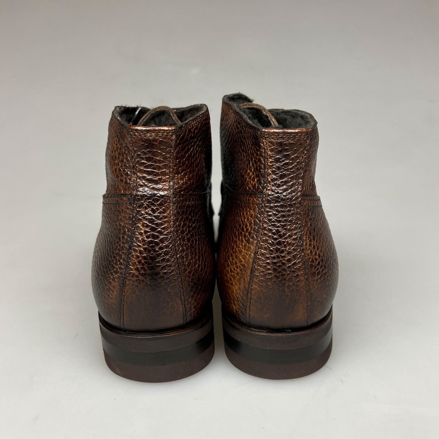 Bontoni Campagna Fur Lined Chocolate Bruin