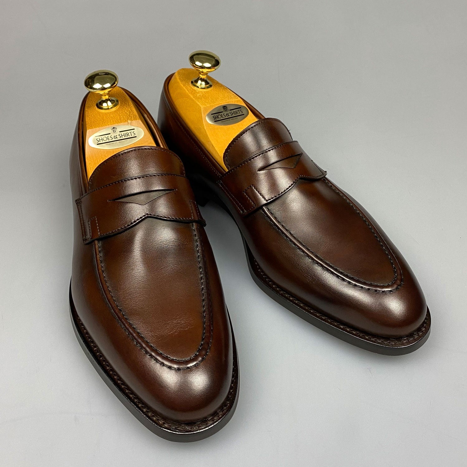 Crockett & Jones Sydney Burnished Calf Donker Bruin