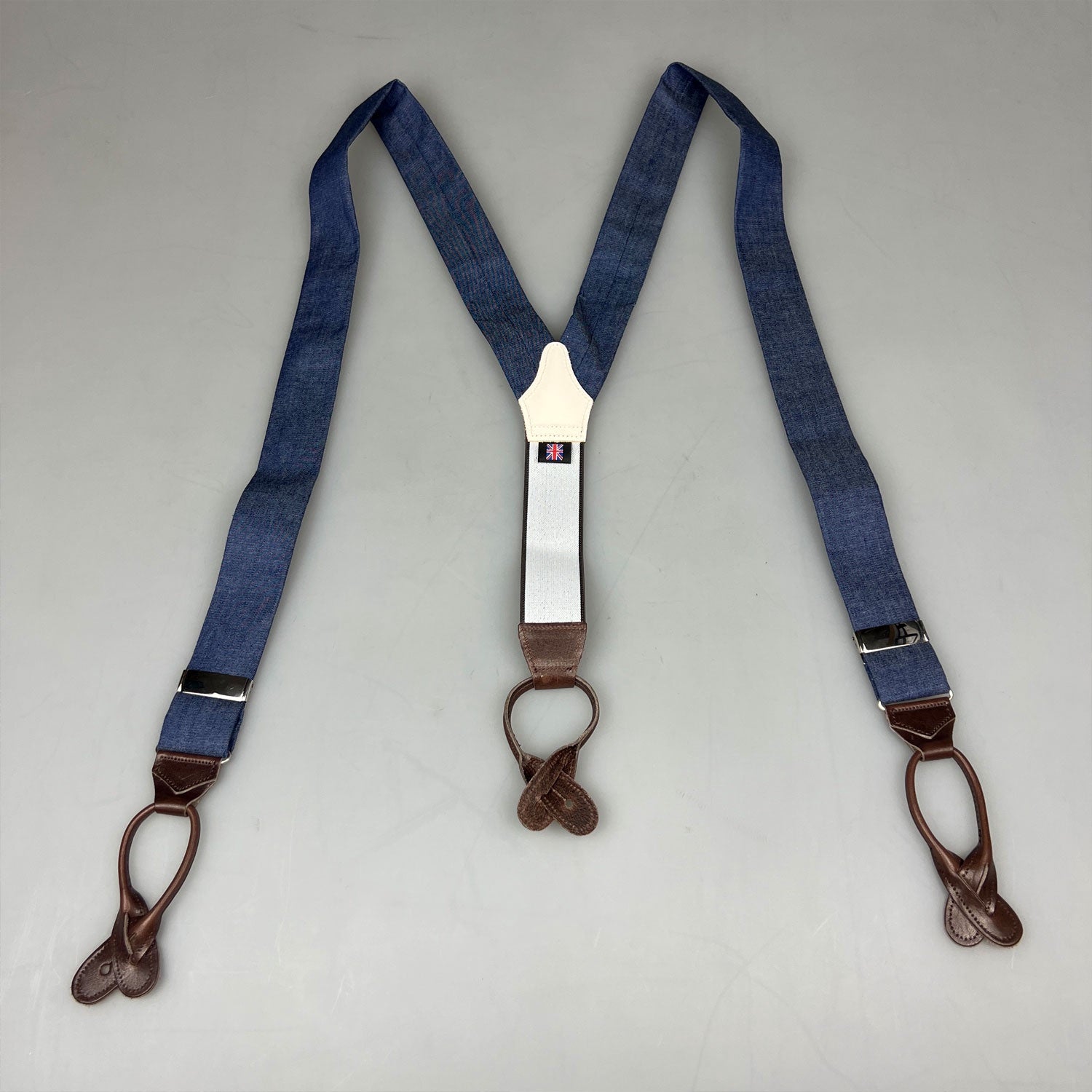 Albert Thurston Braces Denim Woolmix
