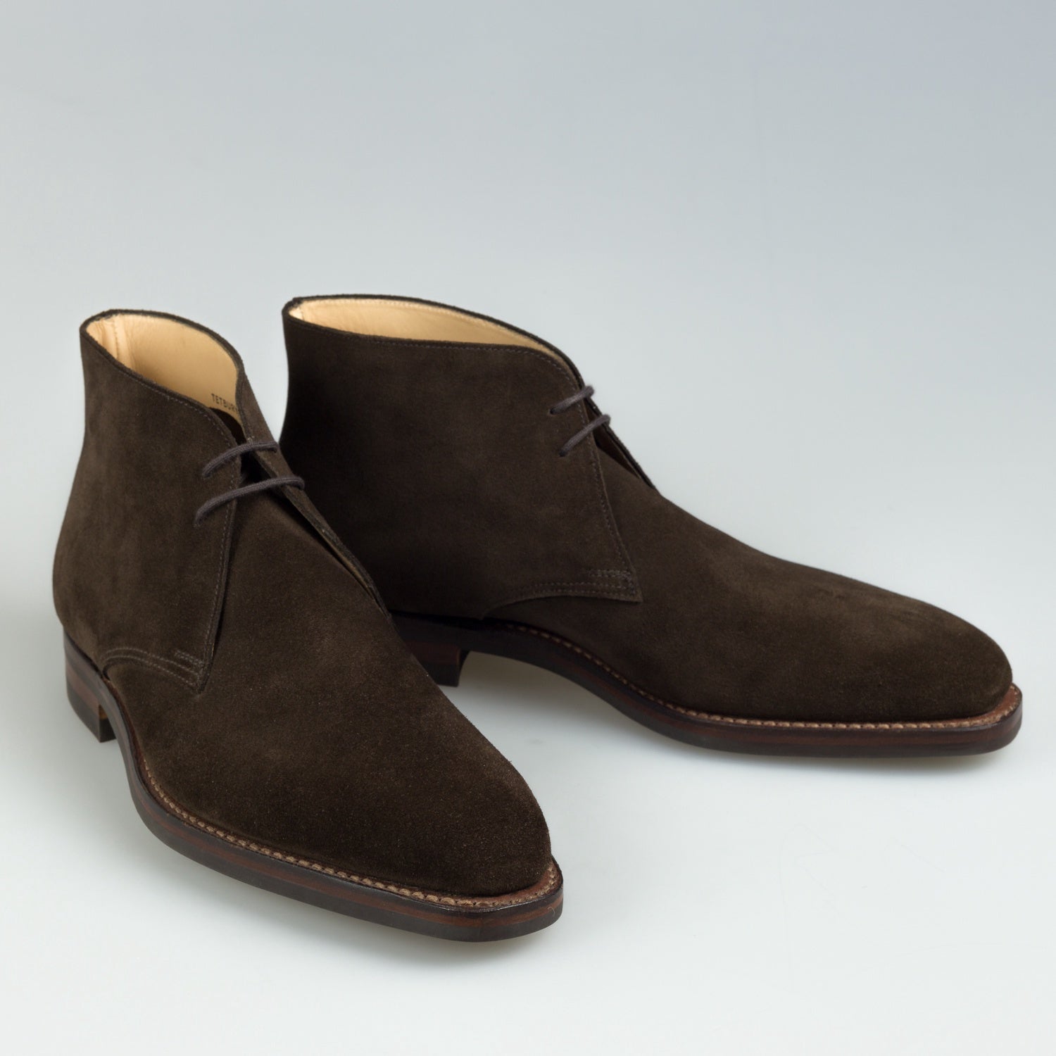 Crockett & Jones Tetbury Suede Donker Bruin