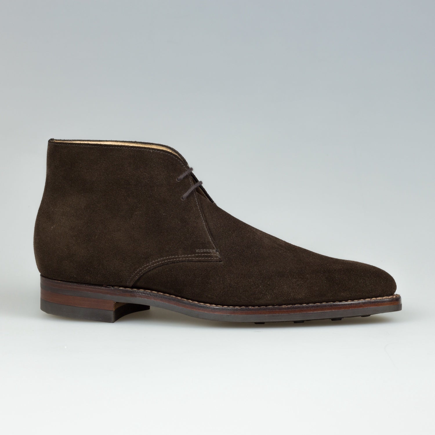 Crockett & Jones Tetbury Suede Donker Bruin