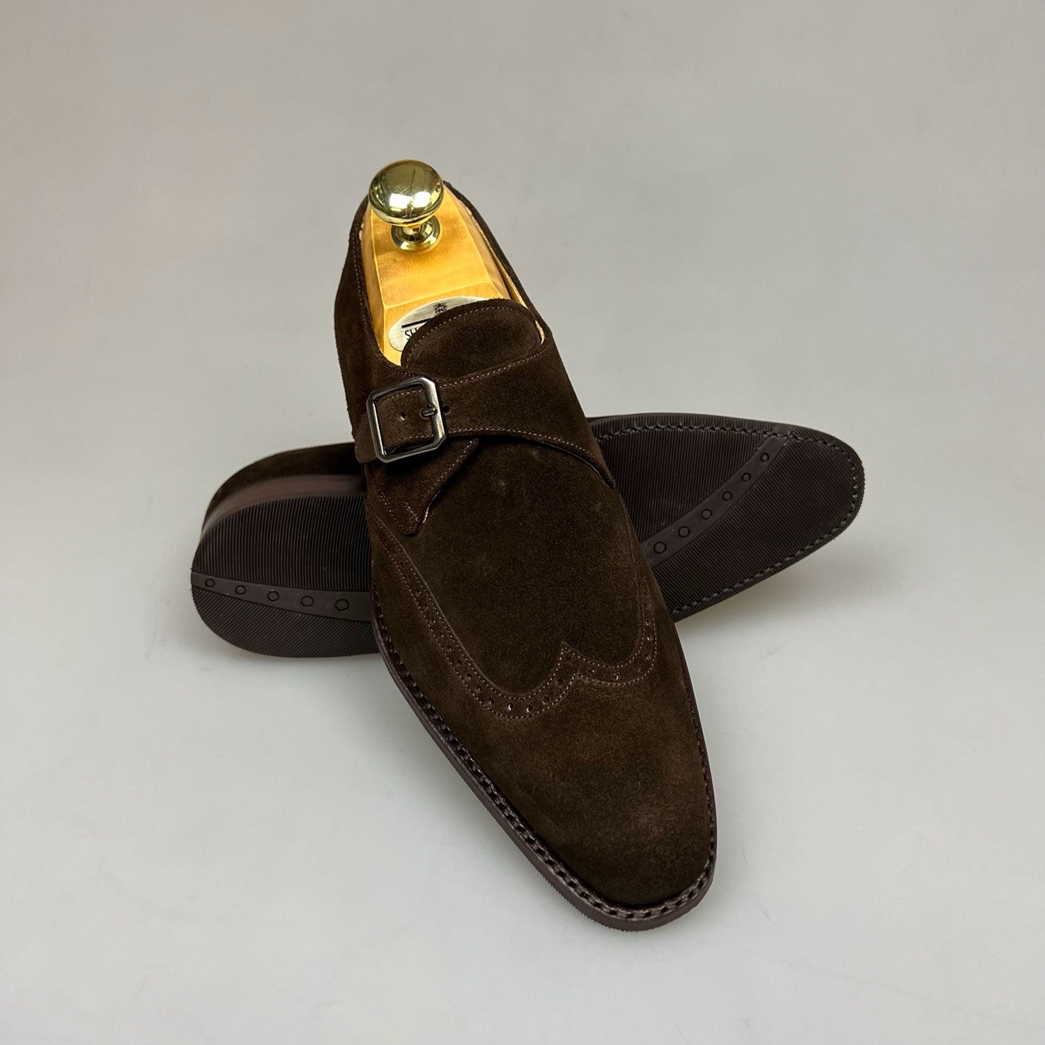Julius Sevilla Monkstrap Donker Bruin