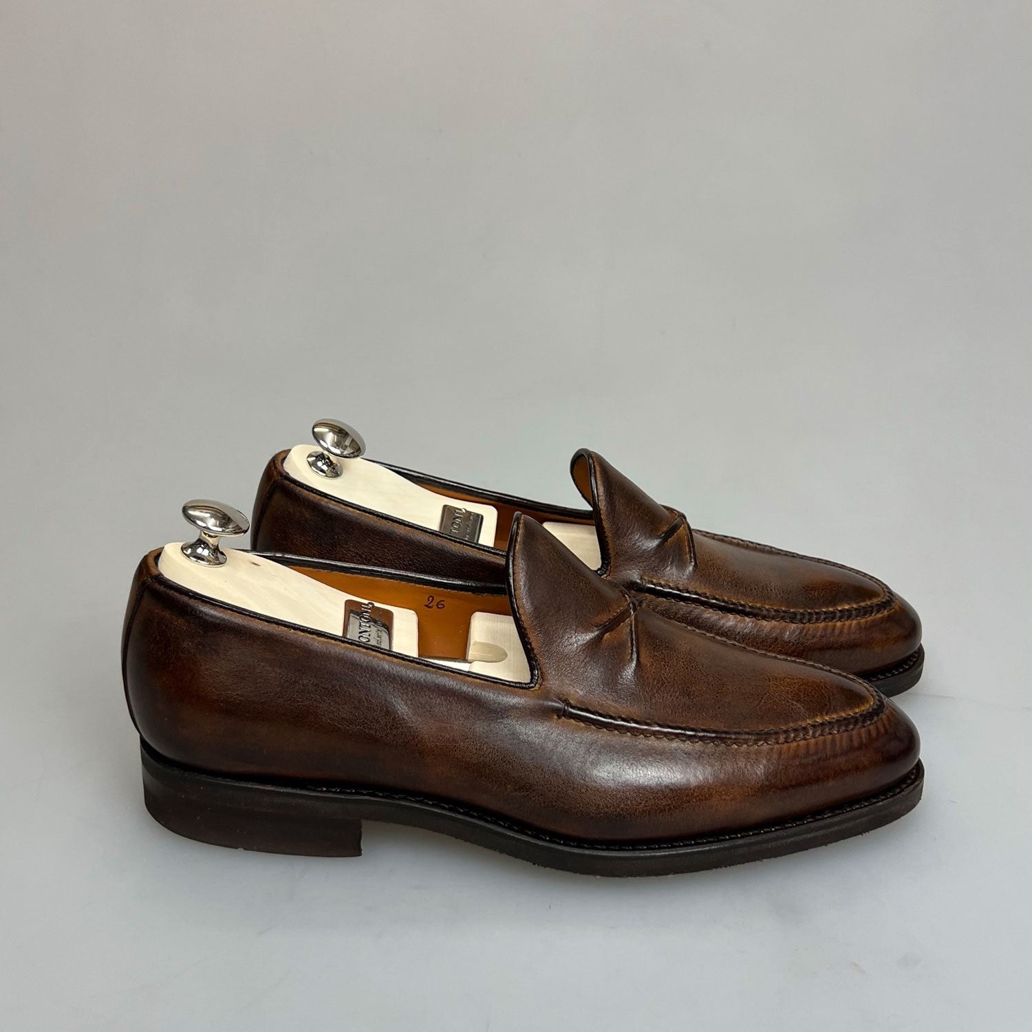 Bontoni De Bustis Loafer Choco Bruin