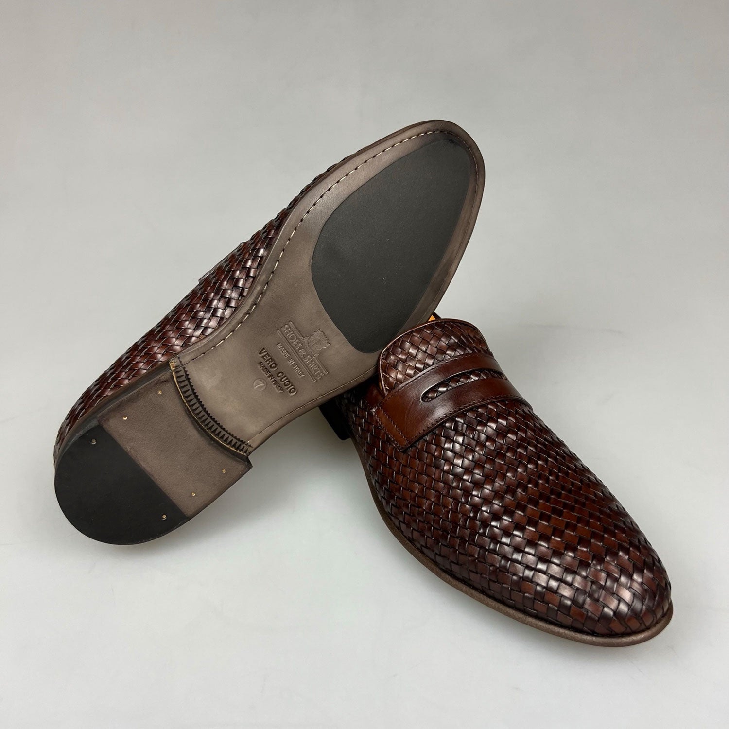 Julius Intrecciato Loafer Donker Bruin