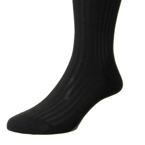 Sock Merinowool Black