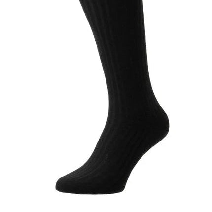 Long Sock Merino Black