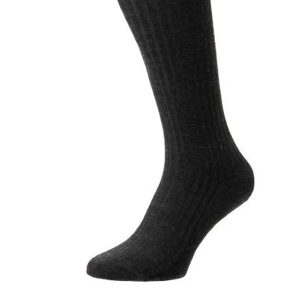 Long Sock Merino Charcoal