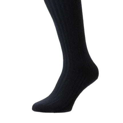 Long Sock Merino Navy