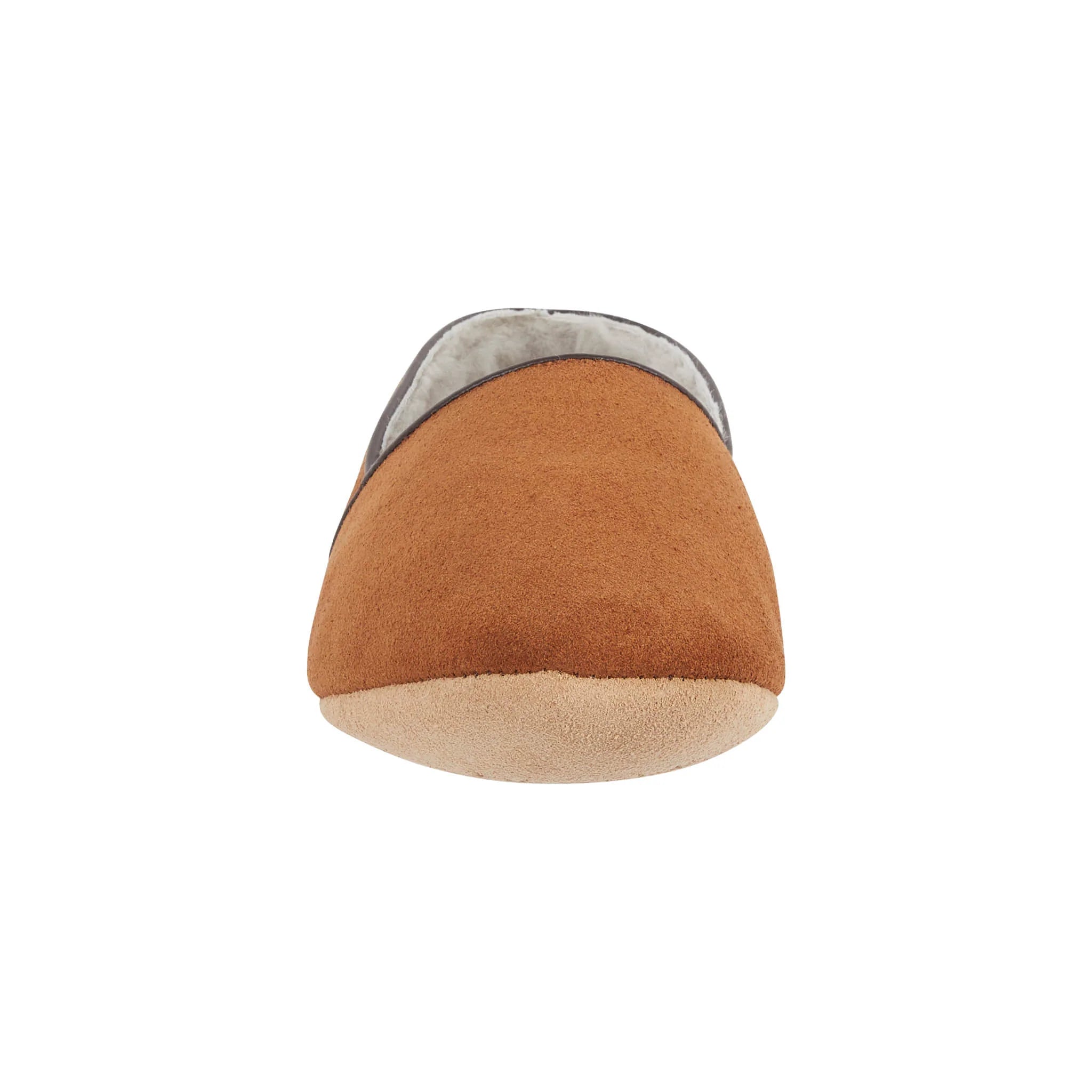 Sheepskin Lining House Slipper Cognac