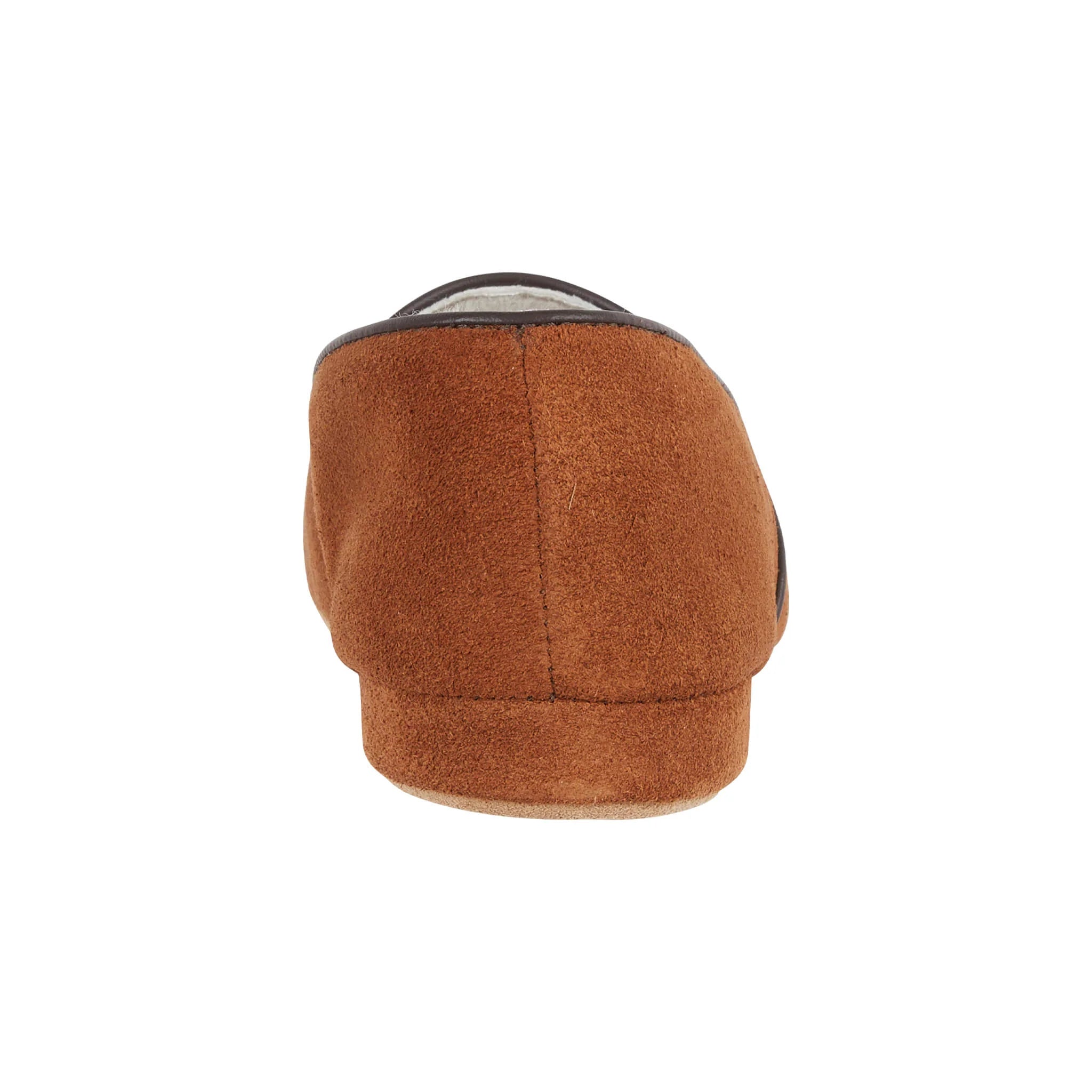Sheepskin Lining House Slipper Cognac