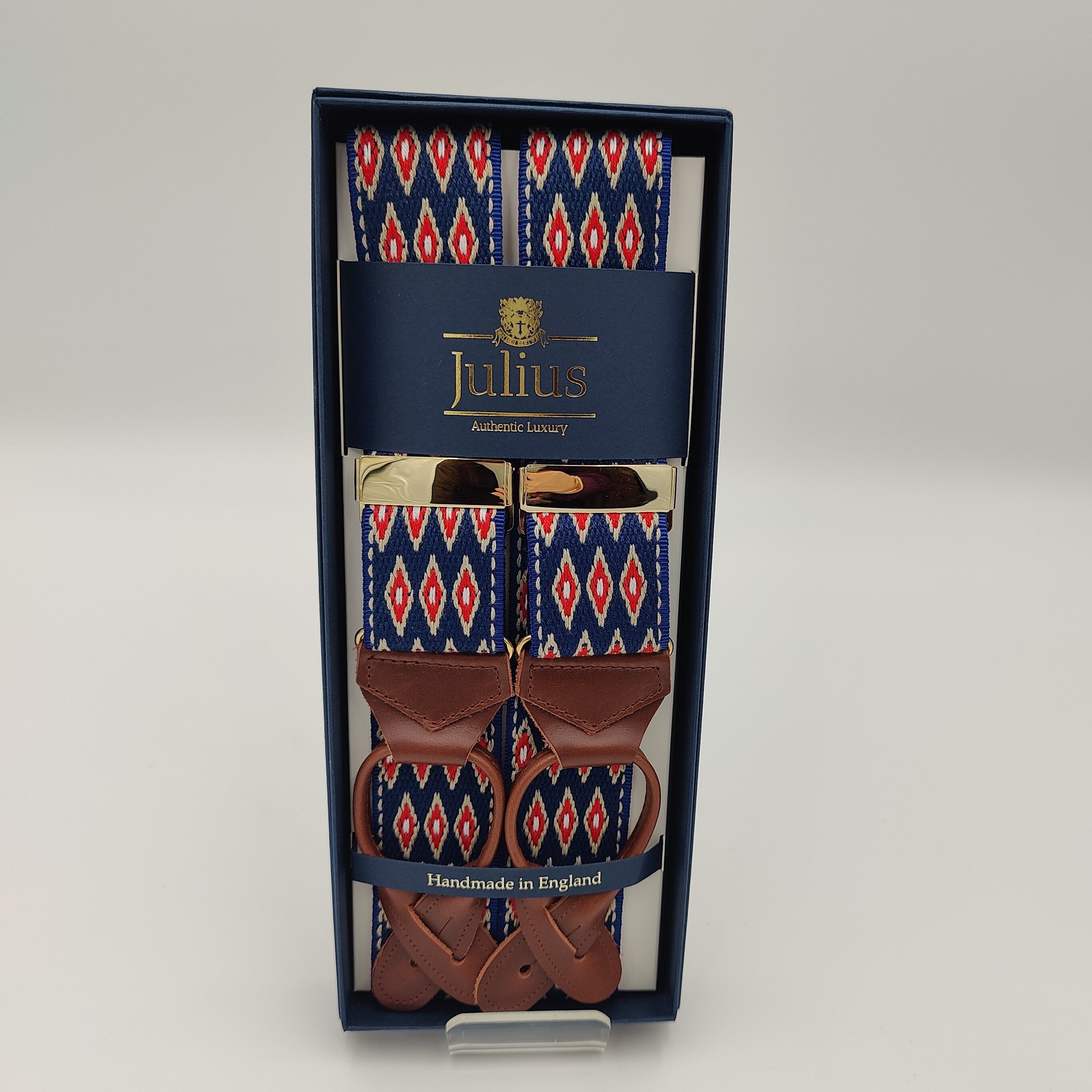 Braces Woven Aztek Blue