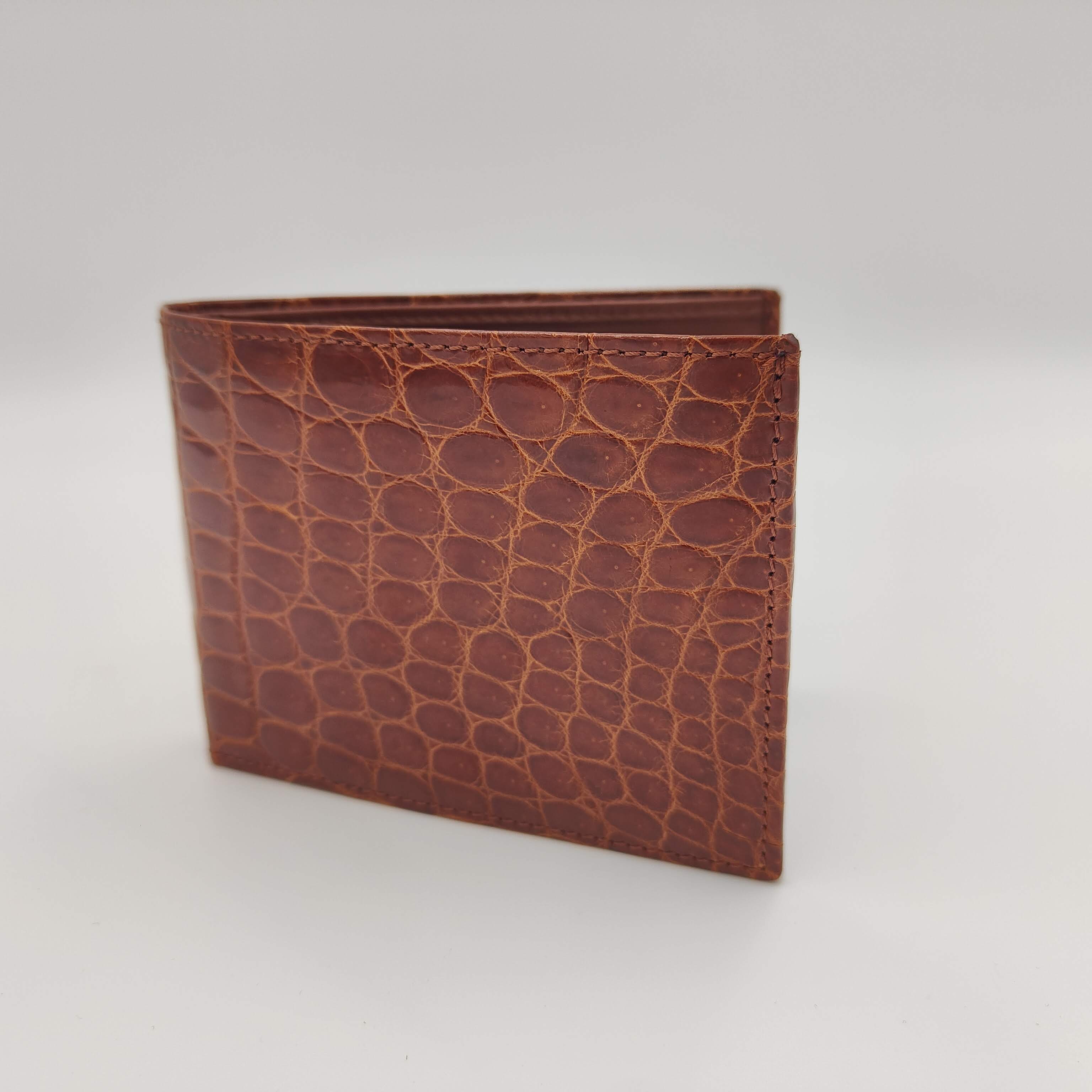 Wallet Real Croco Brown