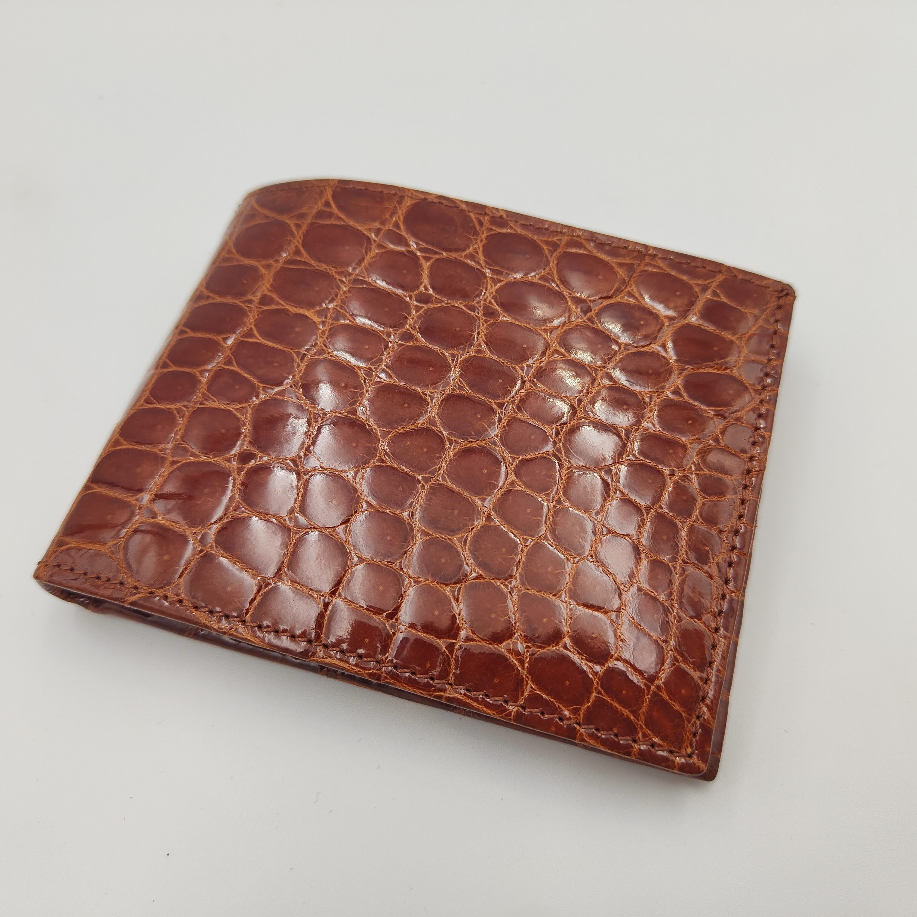 Wallet Real Croco Brown