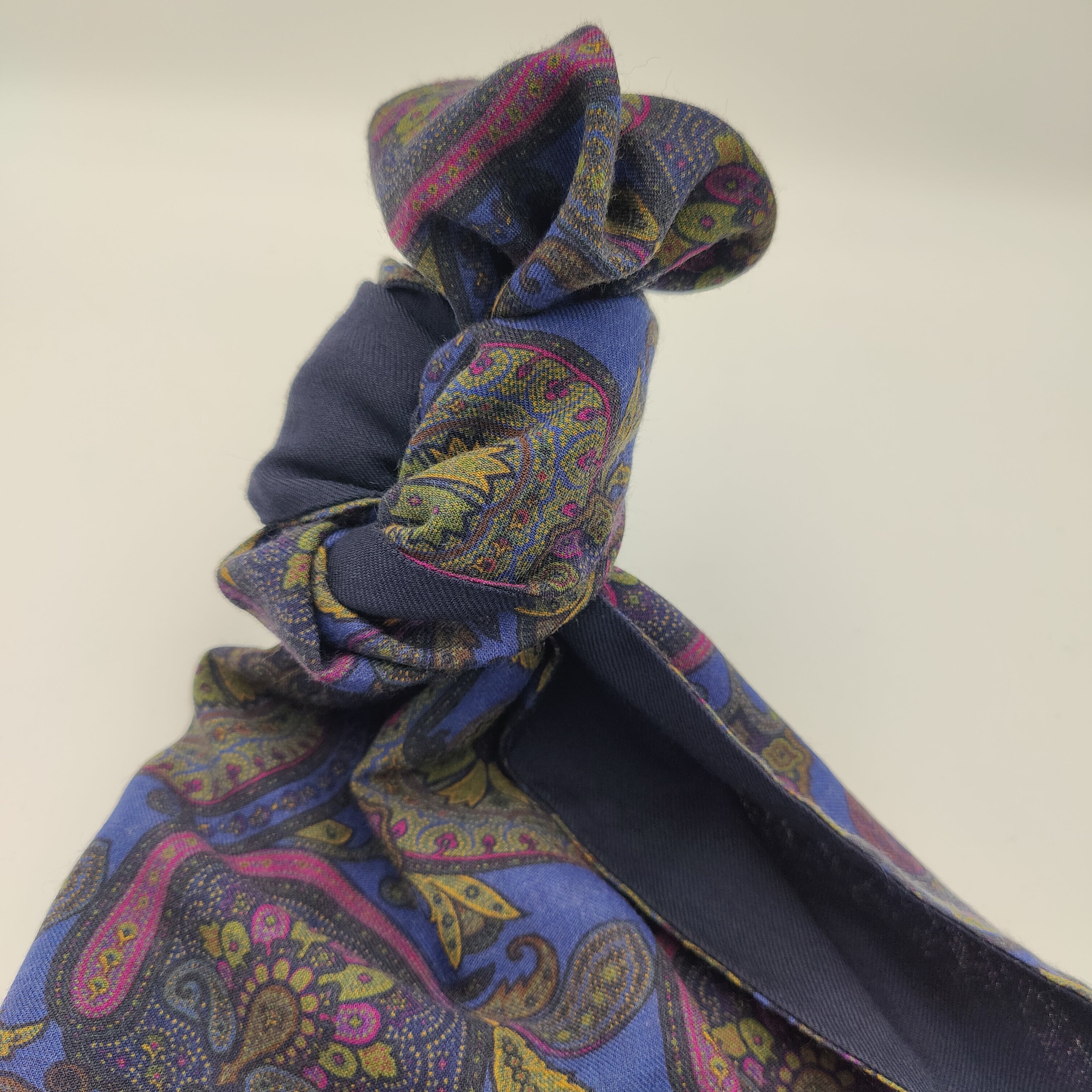Scarf Wool Geneve Blue