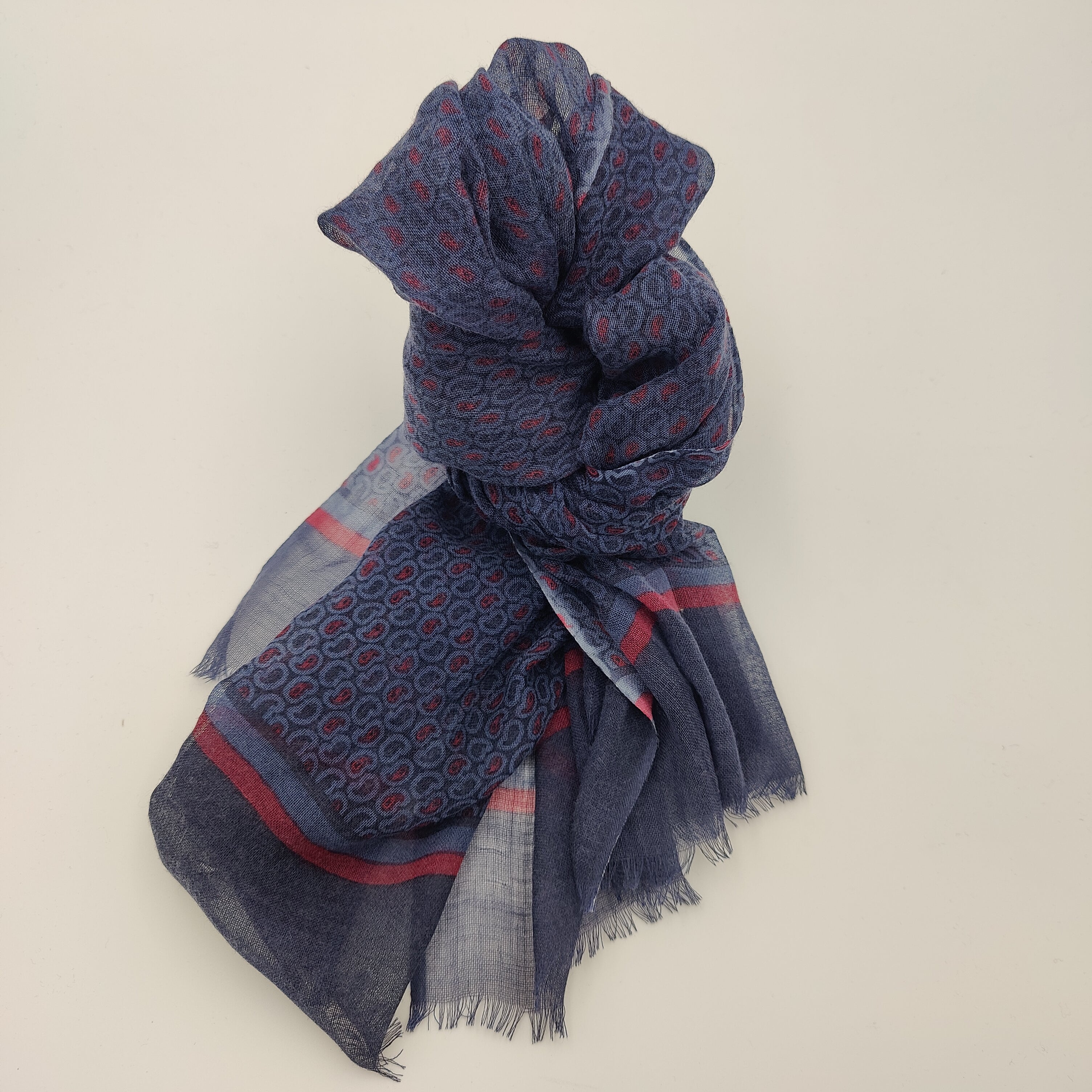 Scarf Light Wool Firenze Blue