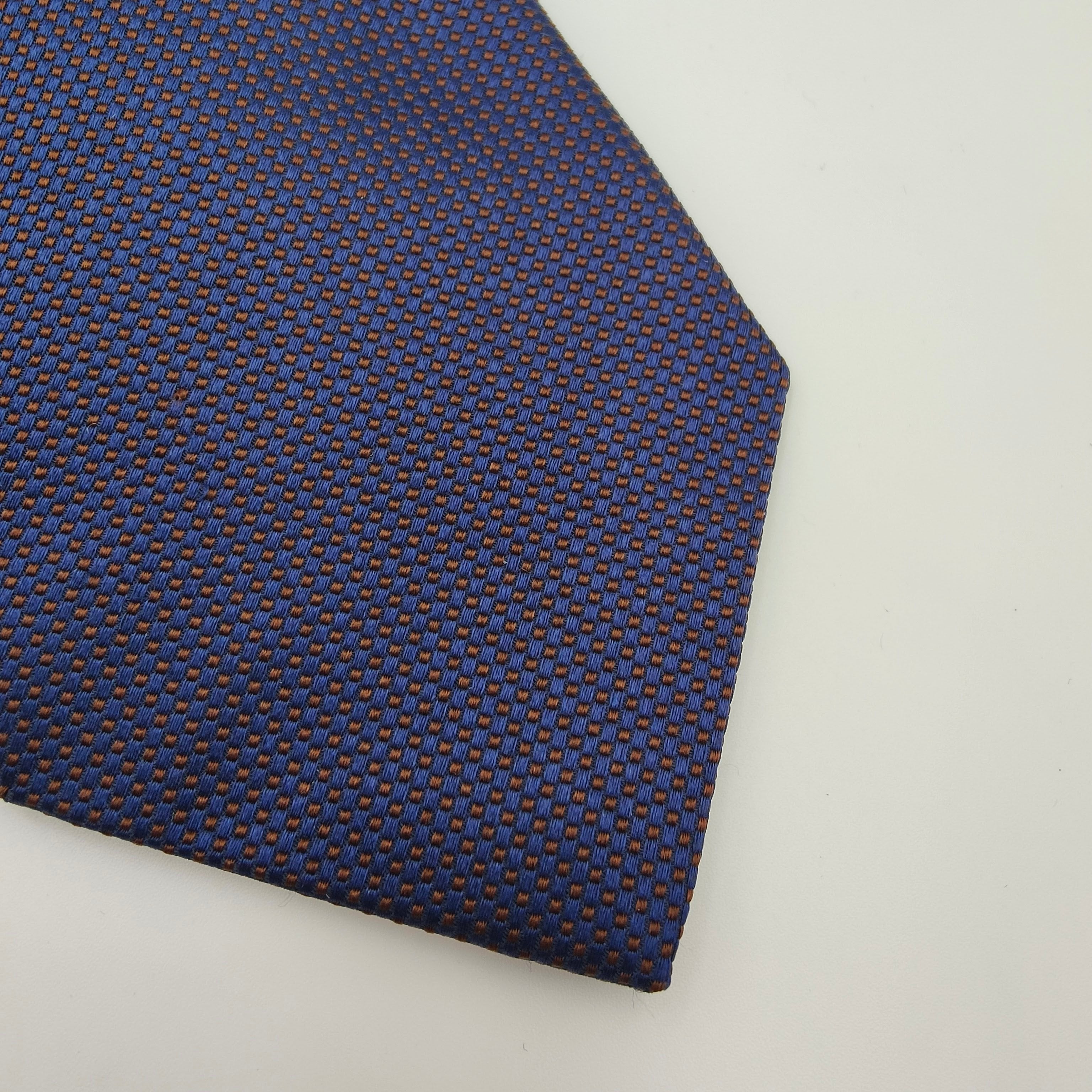 Tie Selftipped Silk Blue