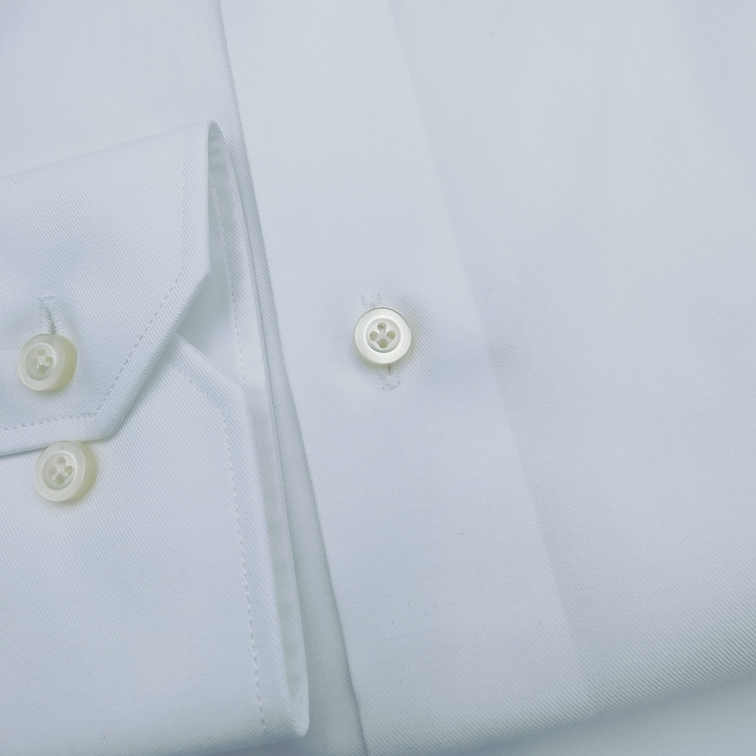 Spread Twill Shirt White
