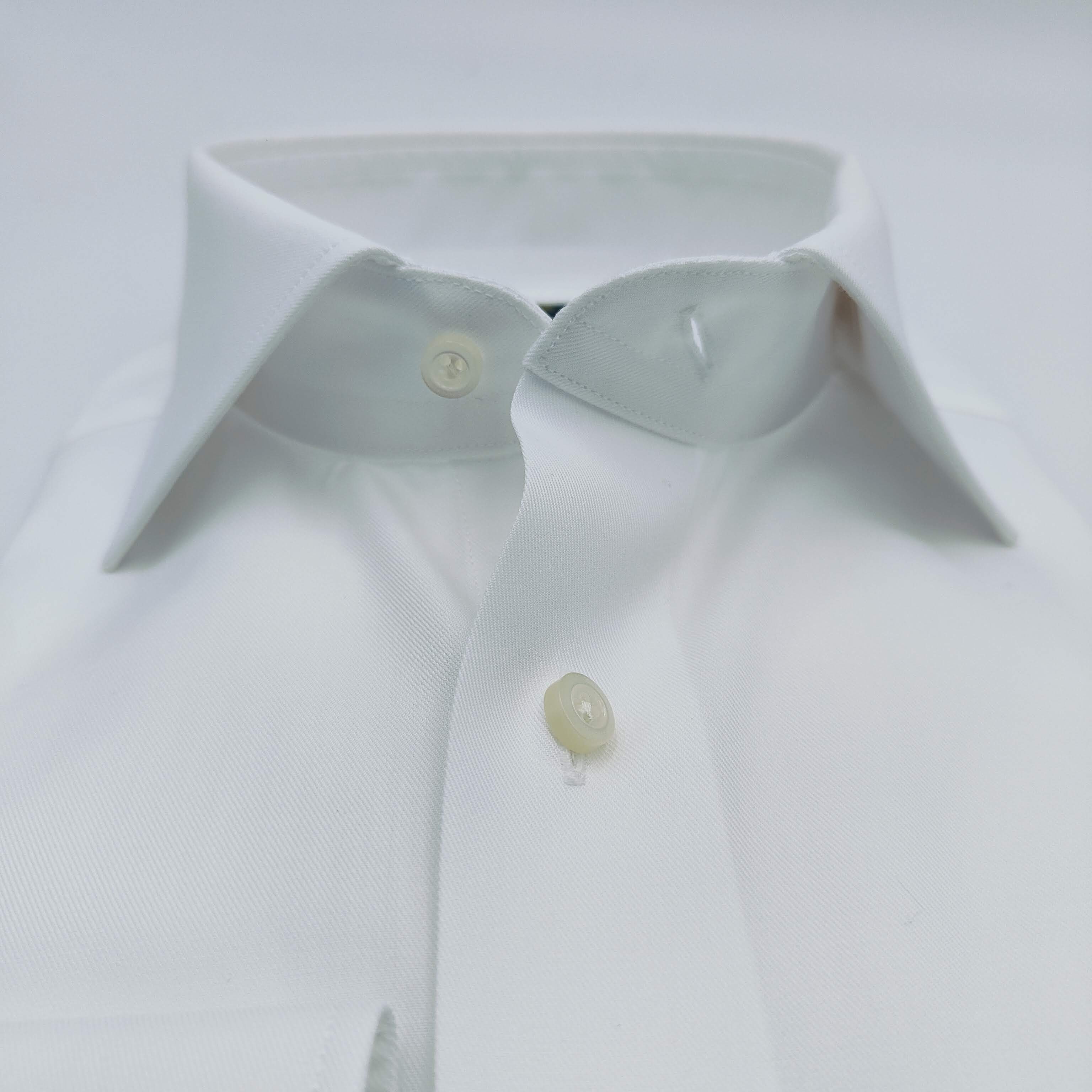 Spread Twill Shirt White
