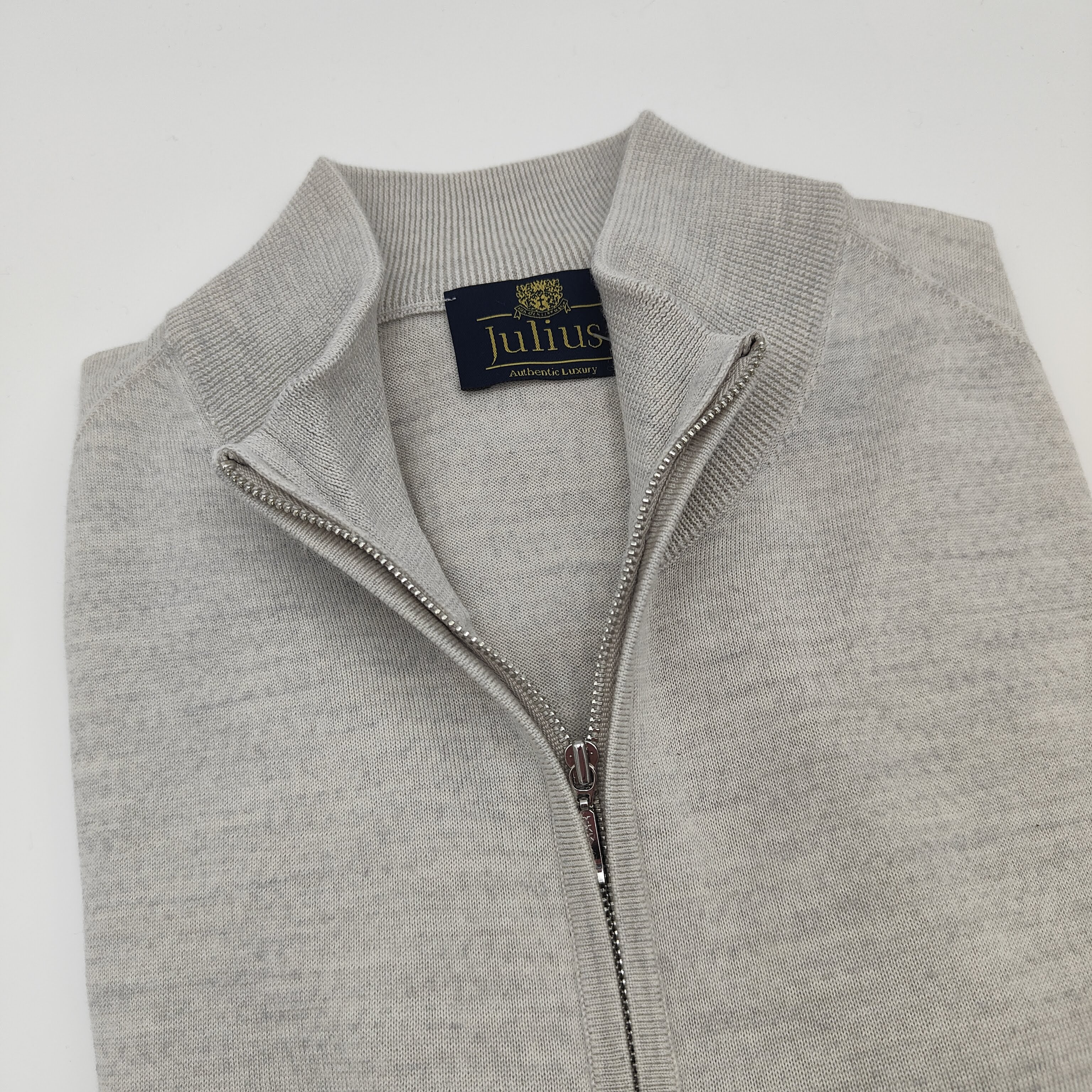 Half Zip Sweater Merino Off White