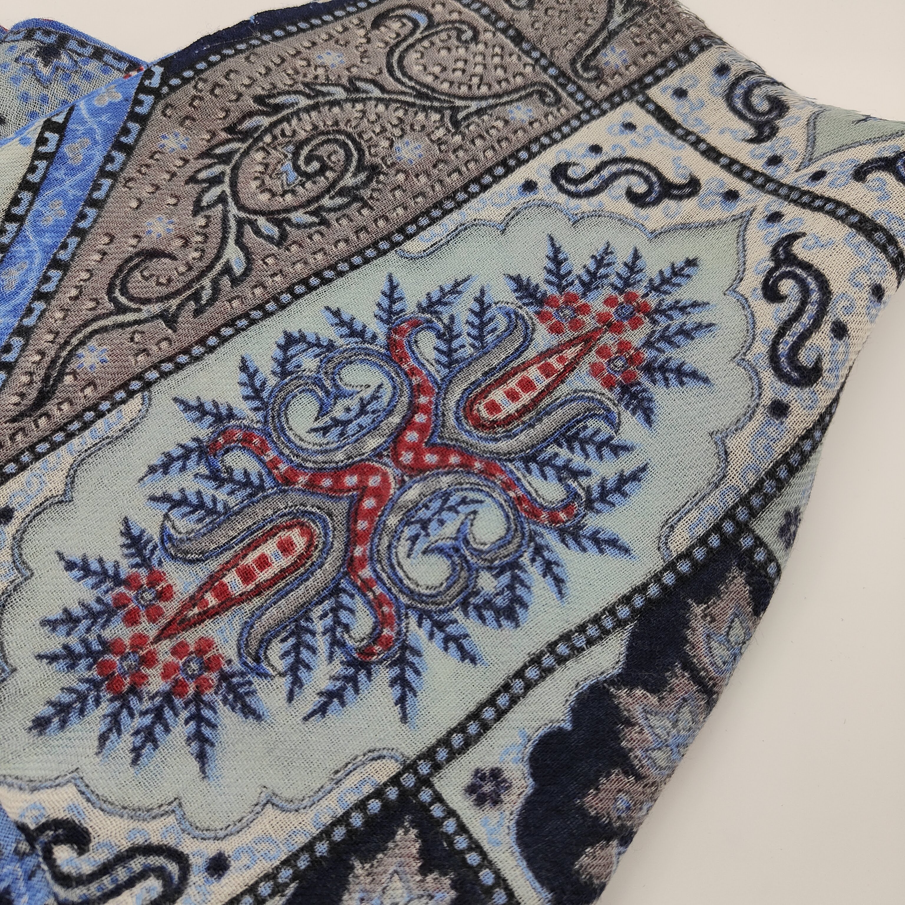 Scarf Light Wool Bibbona Light Blue